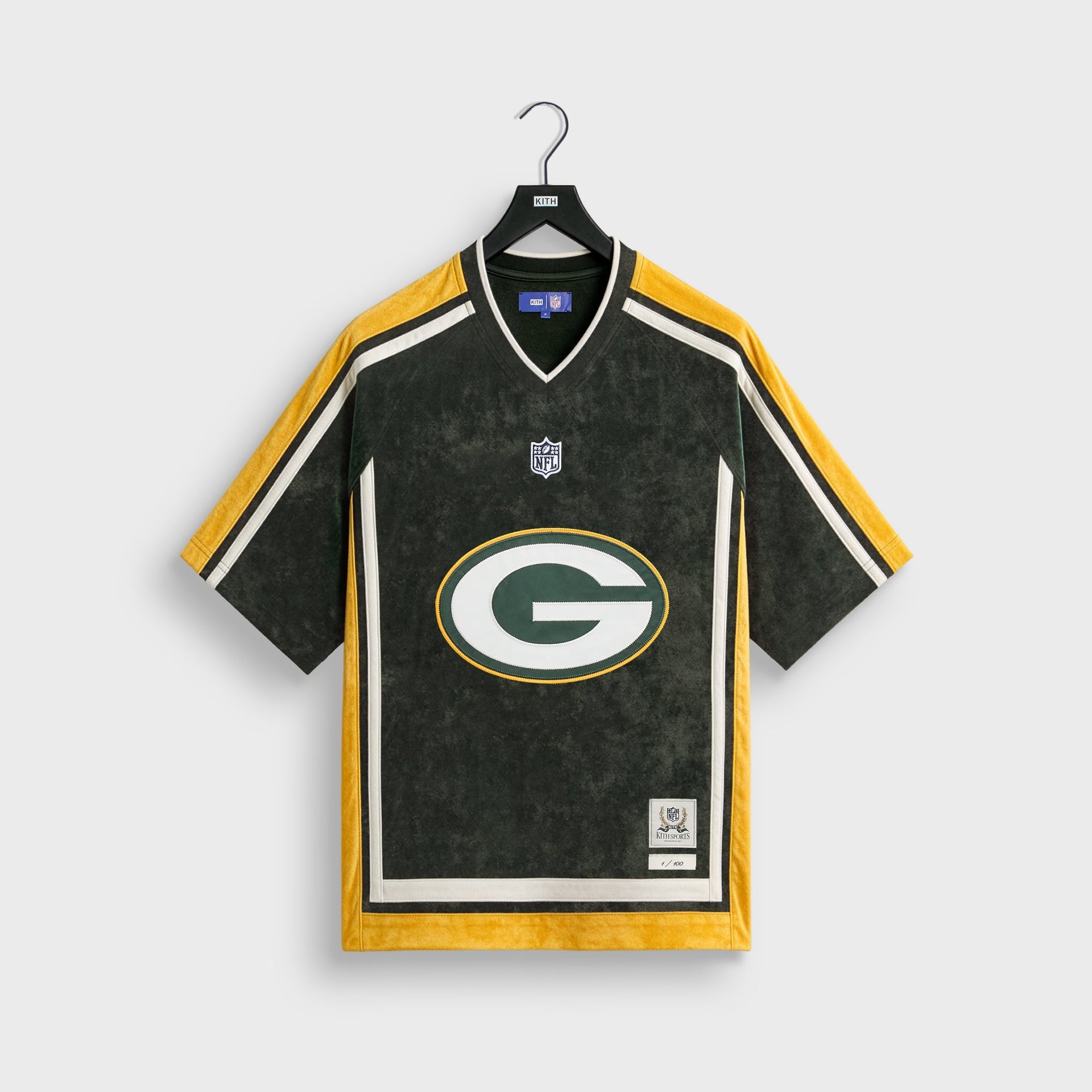 Kith & the NFL for the Green Bay Packers Leon Shirt - Board