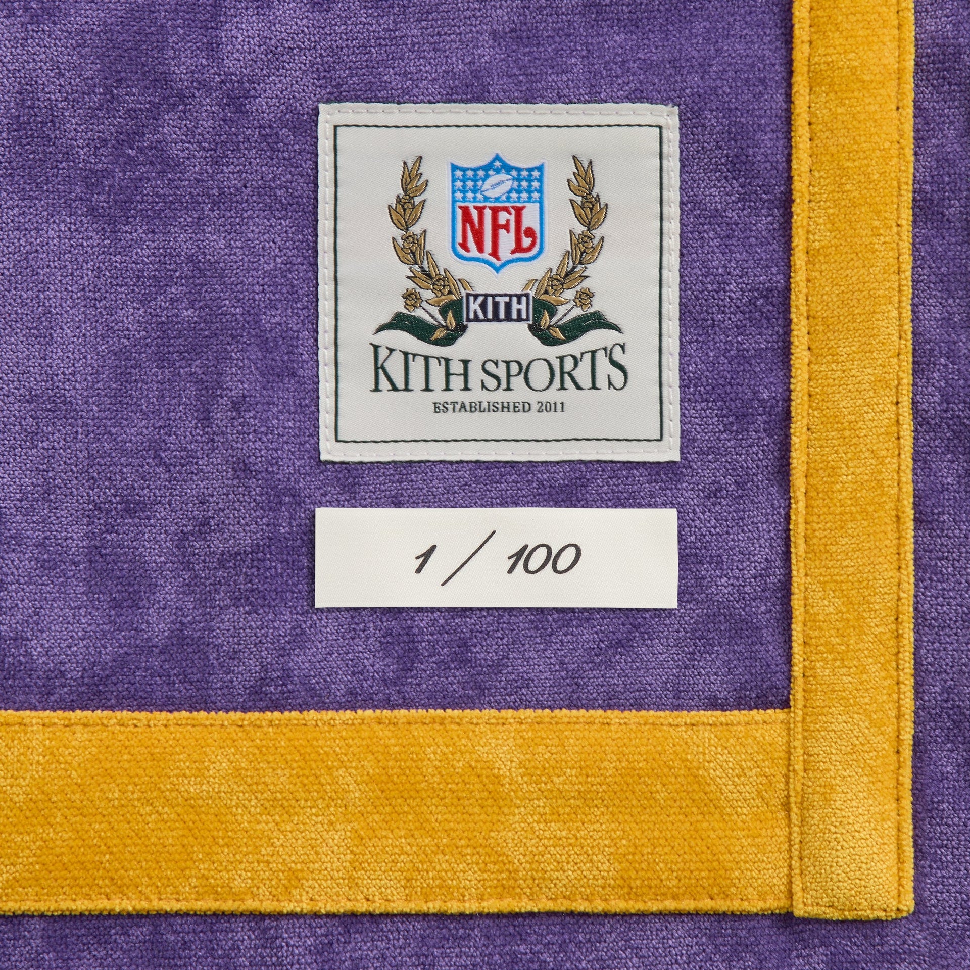 Kith & the NFL for the Minnesota Vikings Leon Shirt - Piper