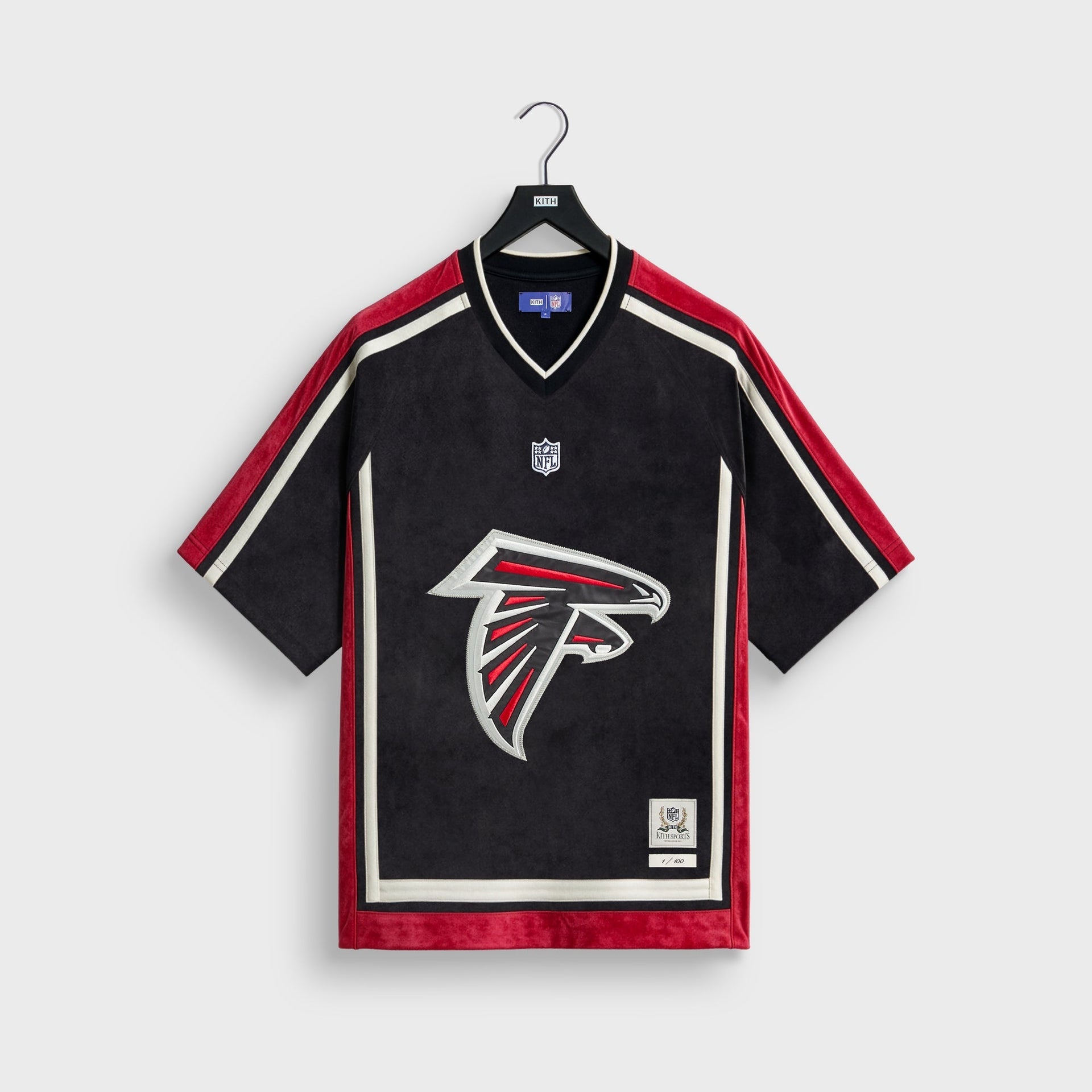 Kith & the NFL for the Atlanta Falcons Leon Shirt - Black - PH