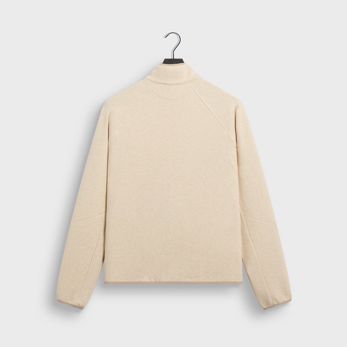 &Kin Cotton Cashmere Pique Calix Full Zip Jacket - Heather Oatmeal - PH