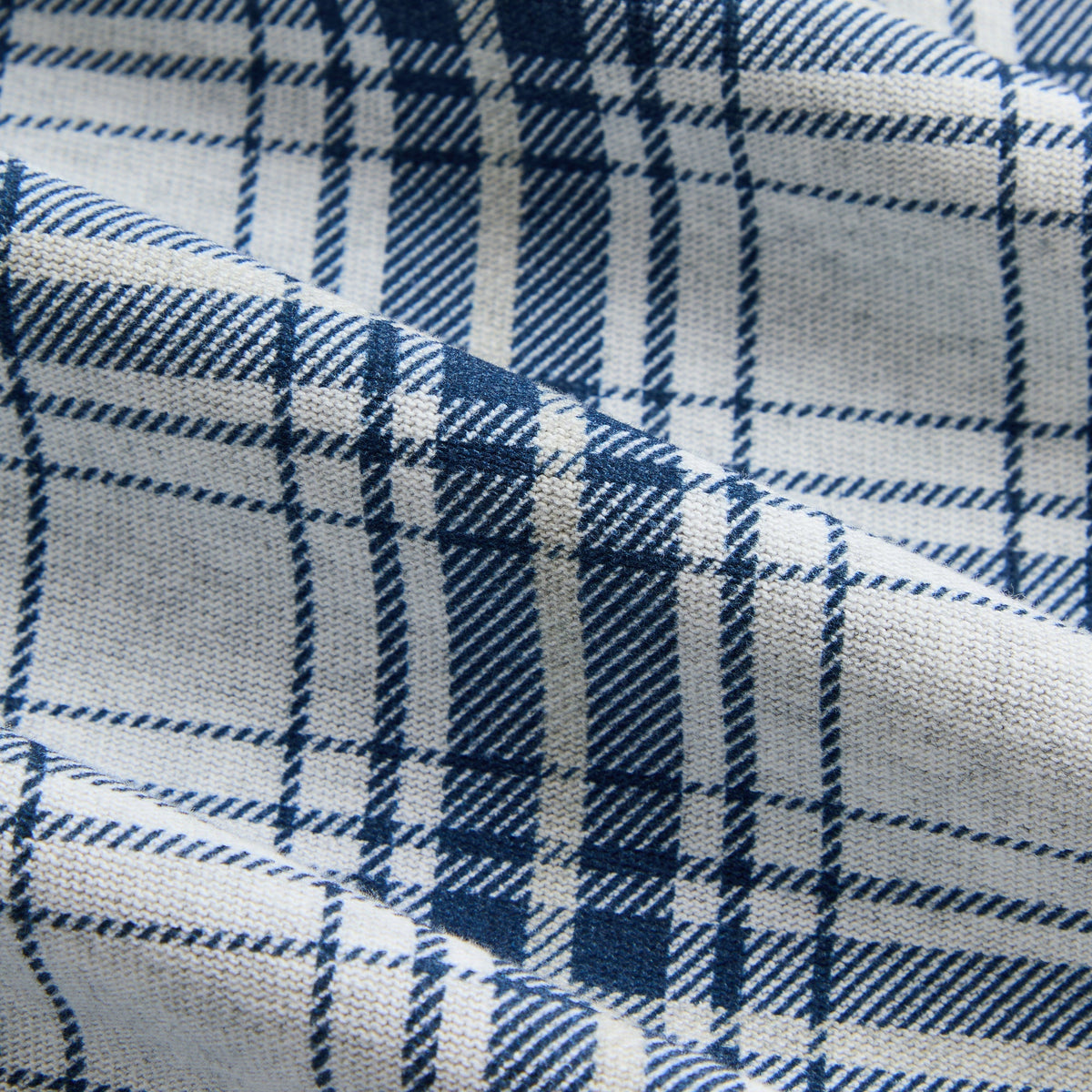 Kith Plaid Jersey Kurt Quarter Zip - Light Heather Grey - PH