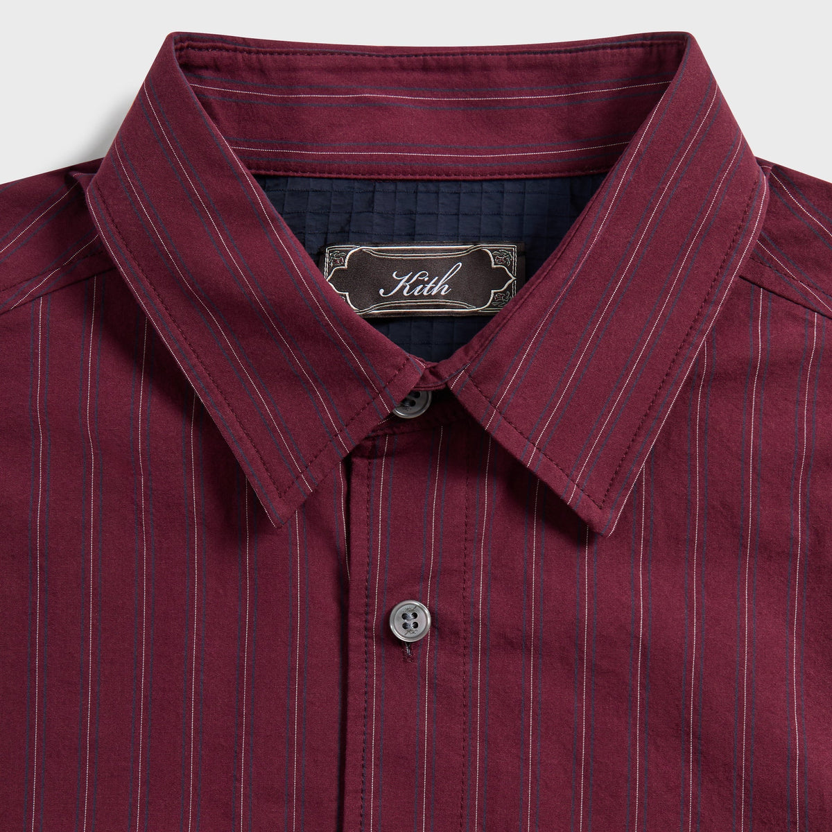 Kith Check Lined Georgie Shirt - Nocturnal - PH