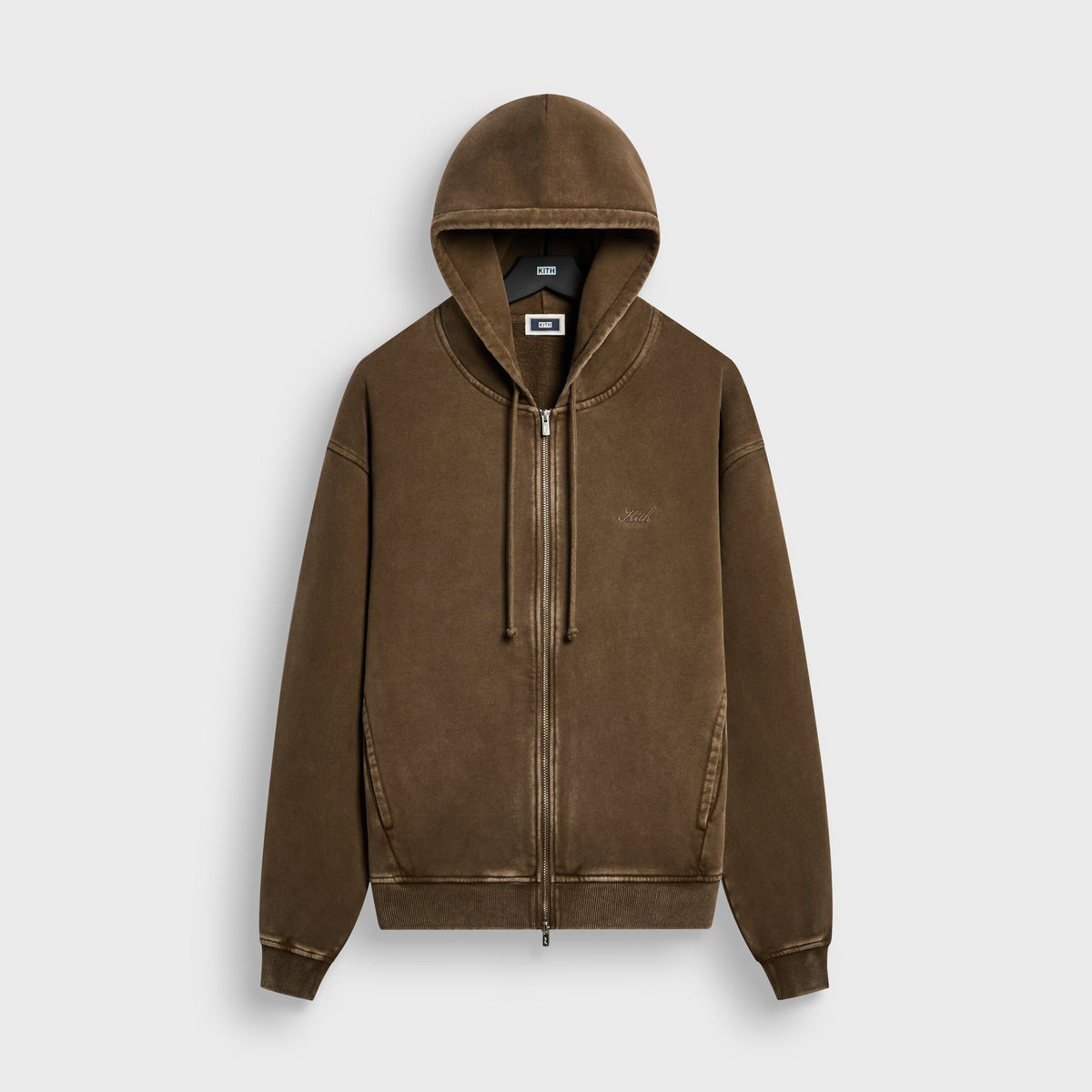 Kith Tobias Zip-Up Hoodie - Buckwheat