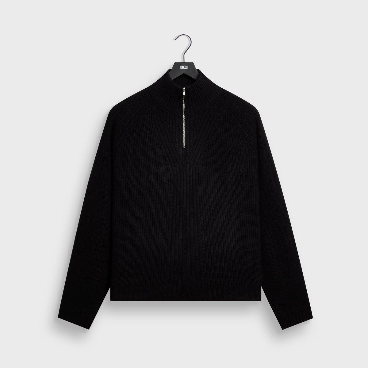 Kith Marled Copeland Quarter Zip - Black - PH
