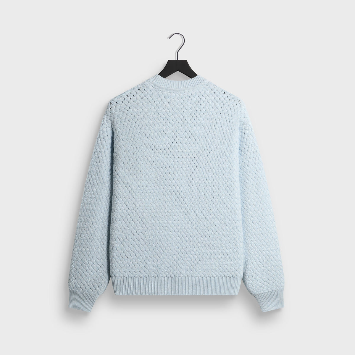 Kith Basketweave Lewis Crewneck - Light Blue Heather - PH