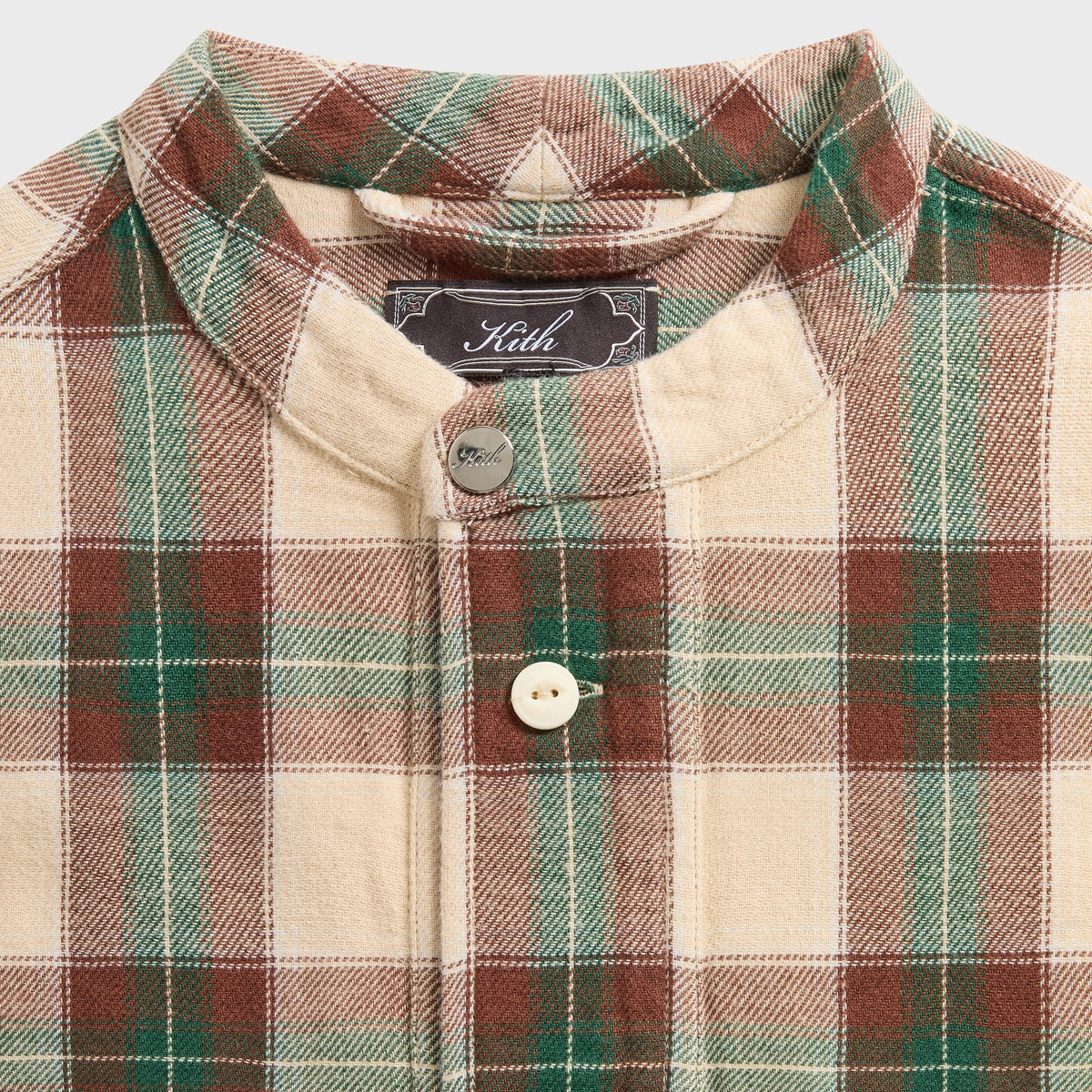 Kith Flannel Plaid Mack Shirt - Husk - PH