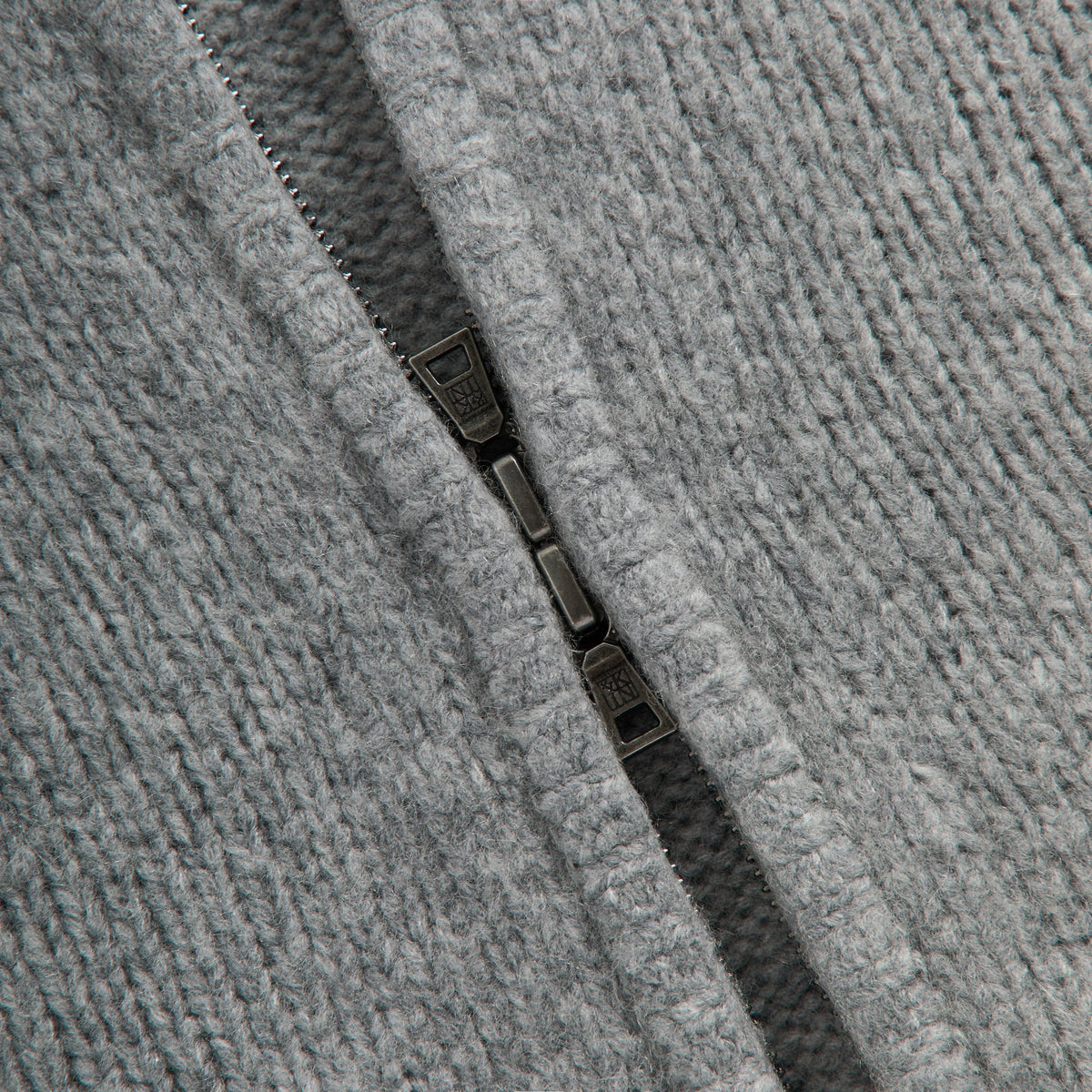&Kin Wool Cashmere Lionel Full Zip Hoodie - Heather Grey - PH
