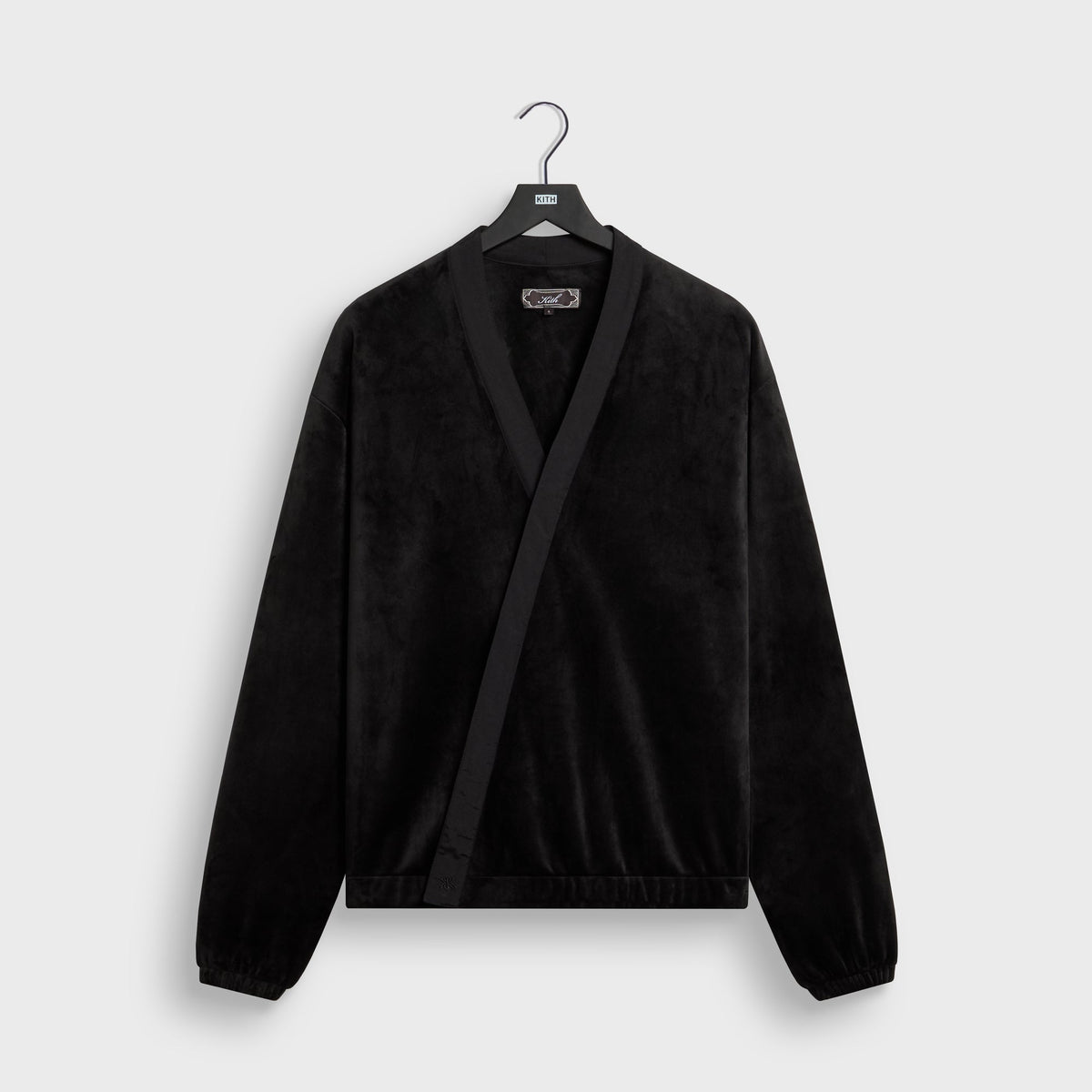 Kith Plush Double Fleece Strauss Cardigan - Black - PH