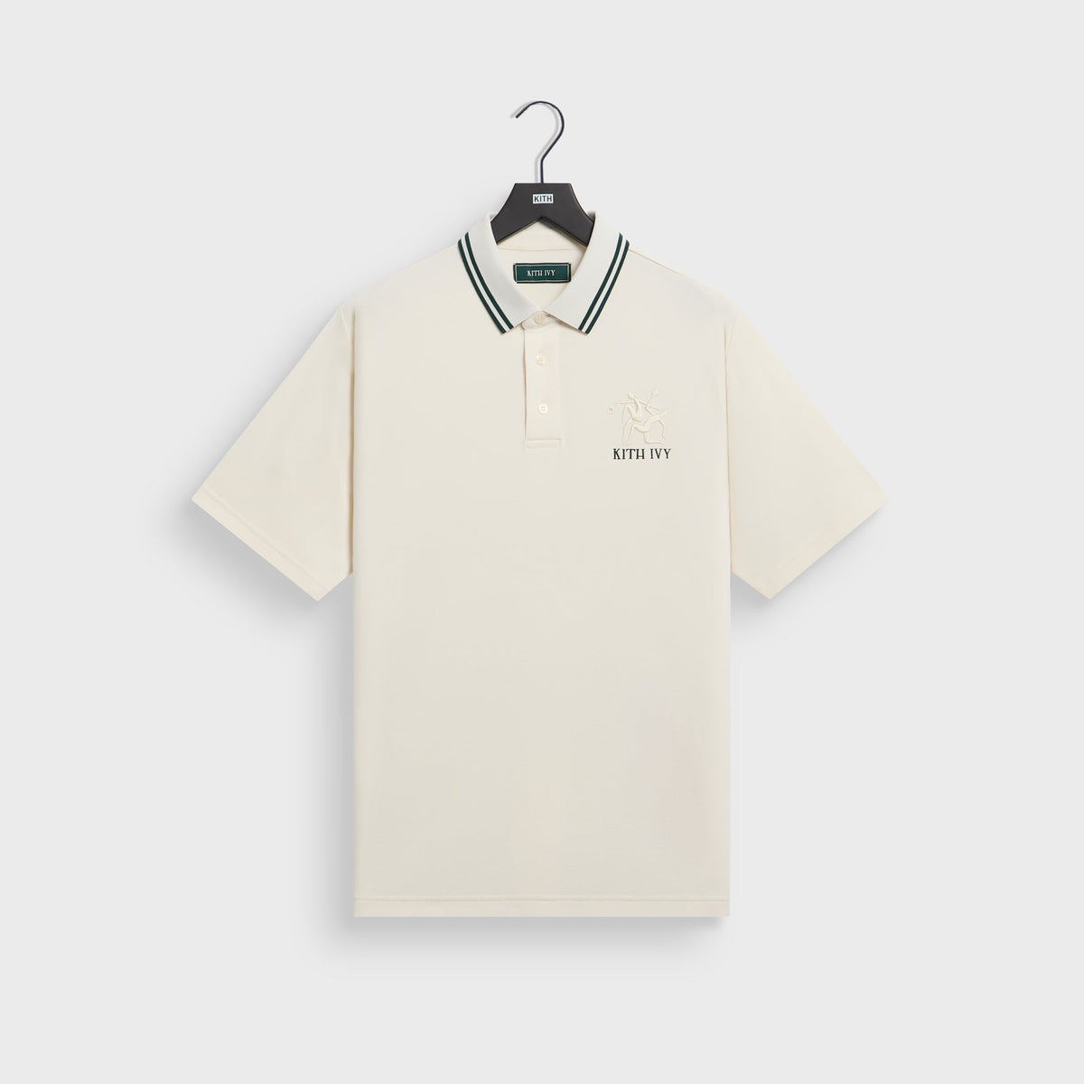 Kith Ivy Tipped Polo - Sandrift