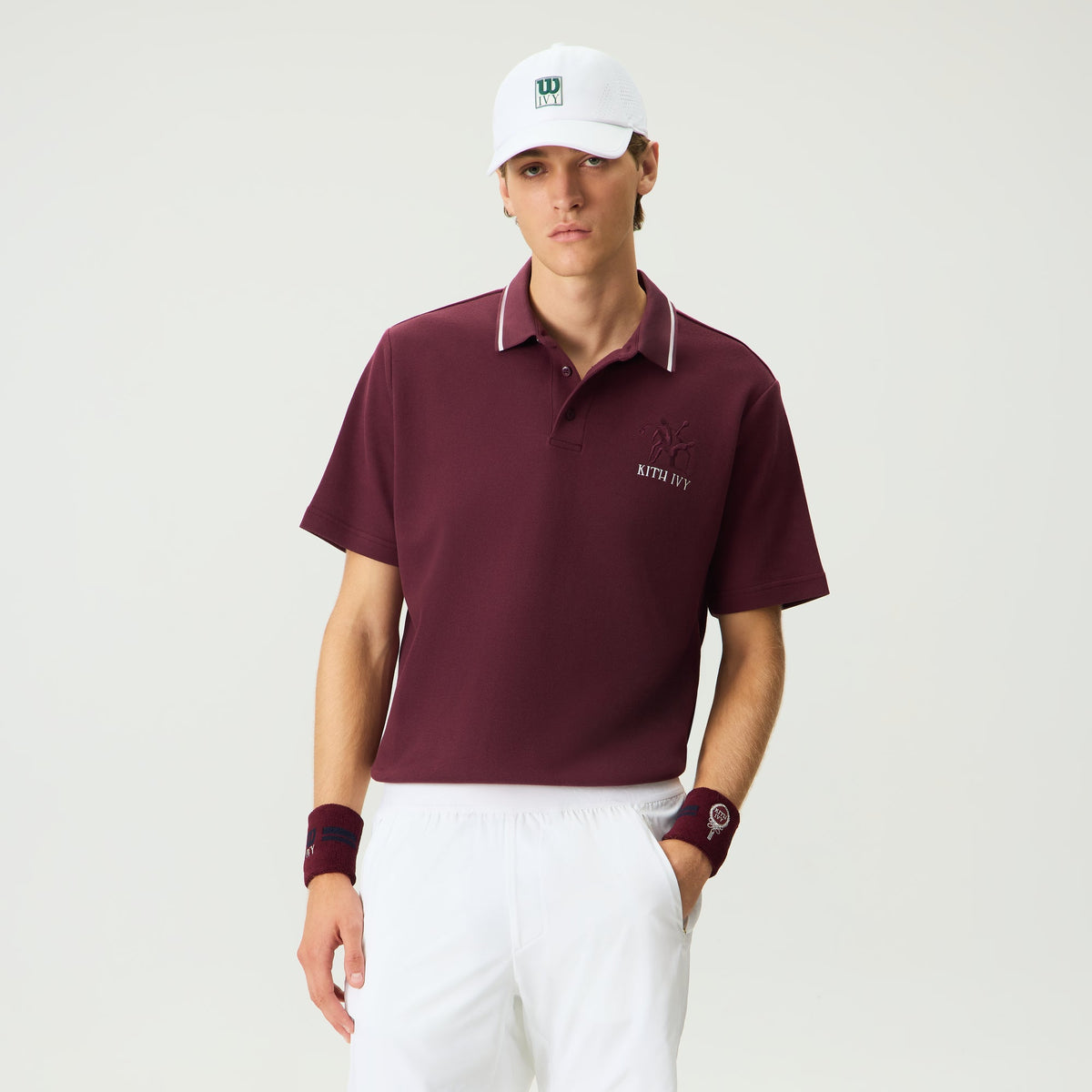 Kith Ivy Tipped Polo - Magma