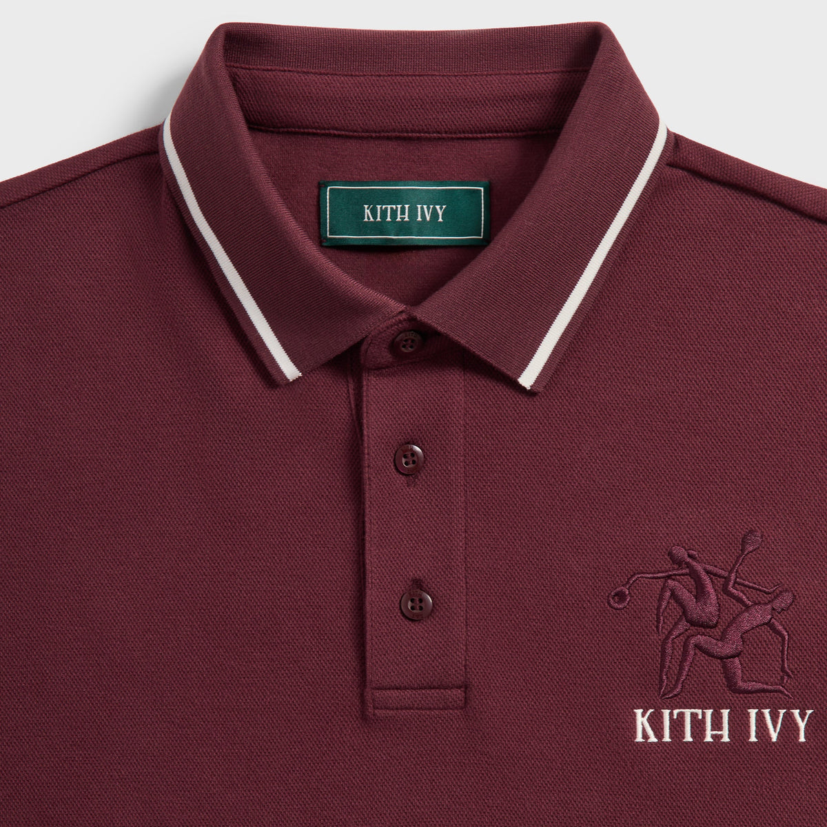 Kith Ivy Tipped Polo - Magma
