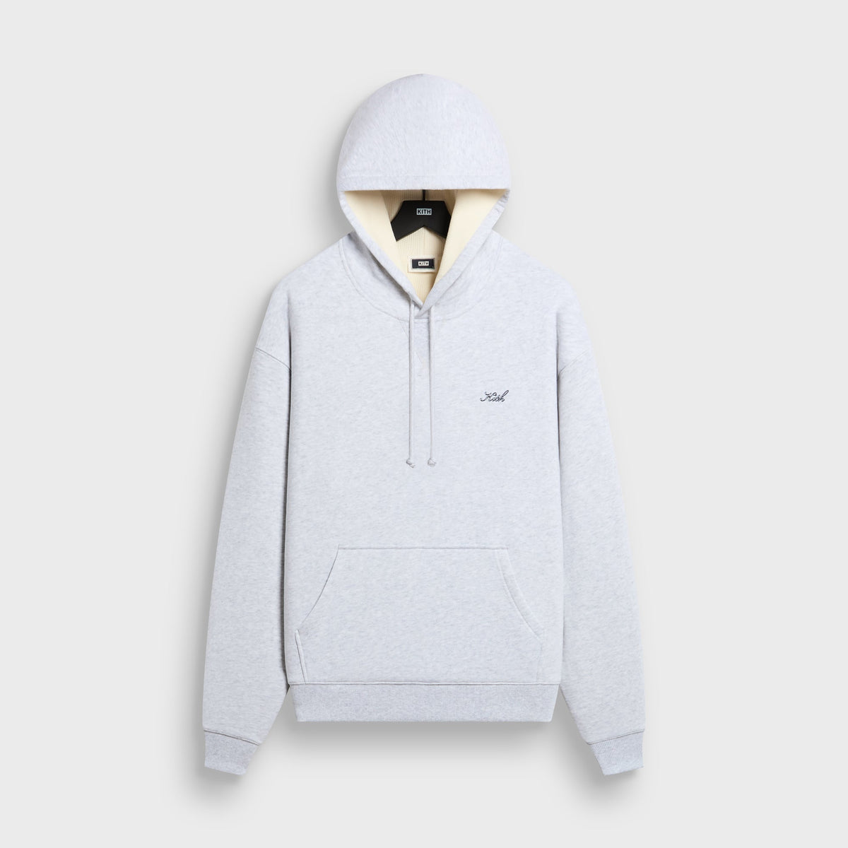 Kith Thermal Lined Fleece Williams II Hoodie - Light Heather Grey - PH