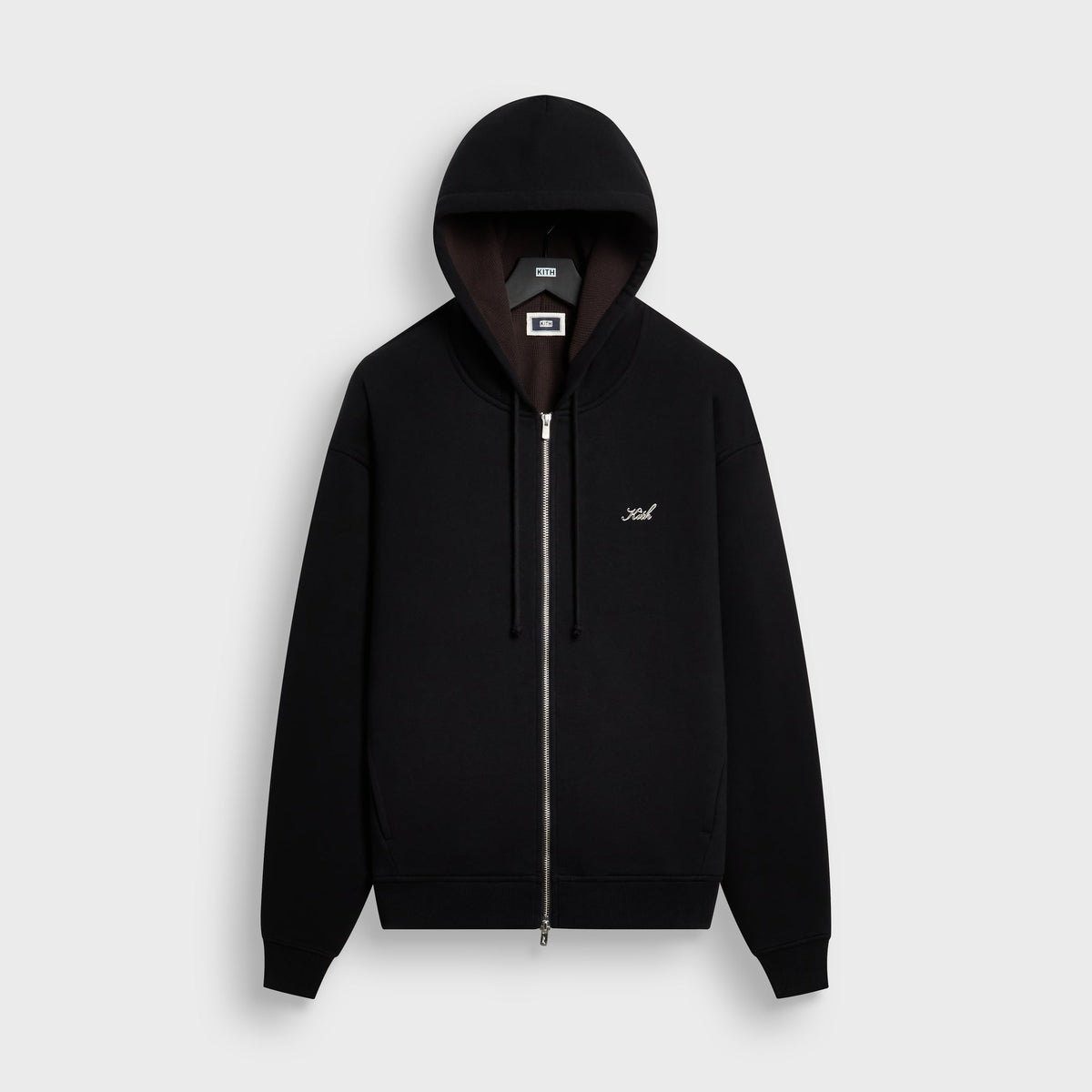 Kith Thermal Lined Fleece Williams II Hoodie - Black - PH