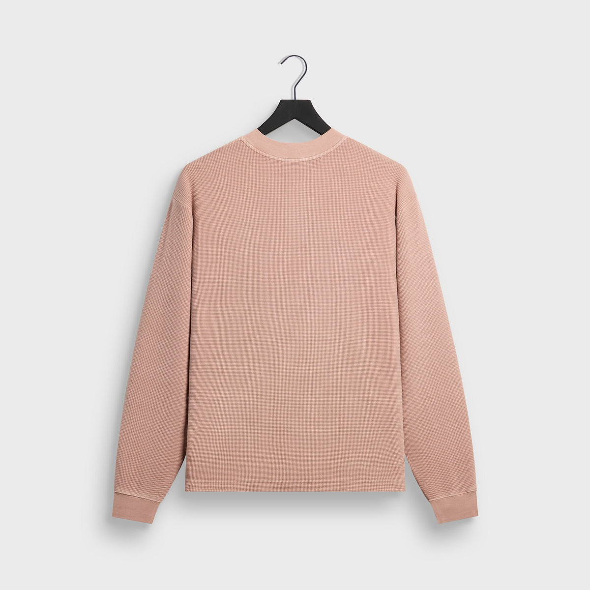 Kith Long Sleeve Waffle Albie Henley - Morganite