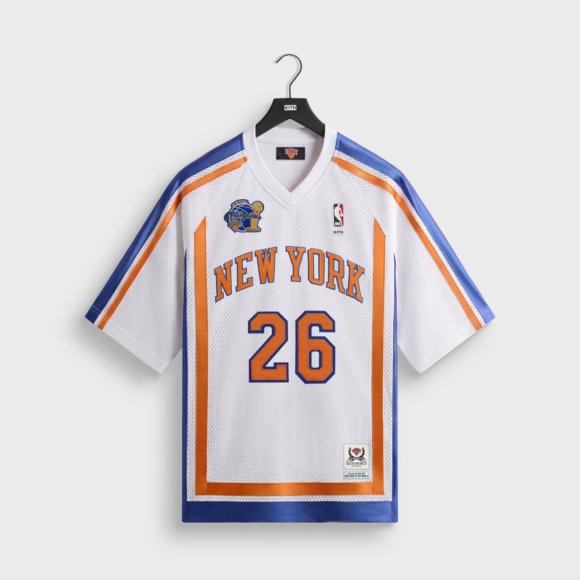 MADE-TO-ORDER | Kith for the New York Knicks 2026 Champions Leon Shirt - White
