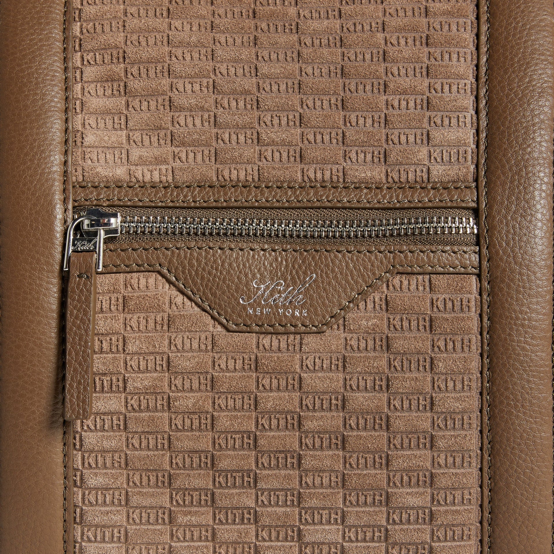 Kith Monogram Suede Traveler K40 Duffle Bag - Java - PH