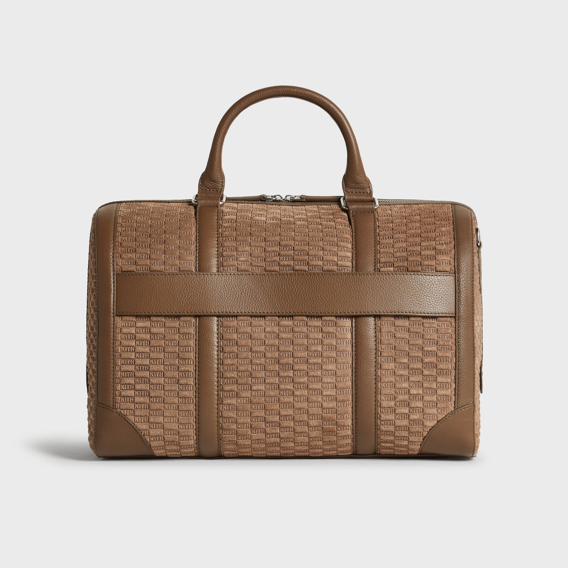 Kith Monogram Suede Traveler K40 Duffle Bag - Java - PH