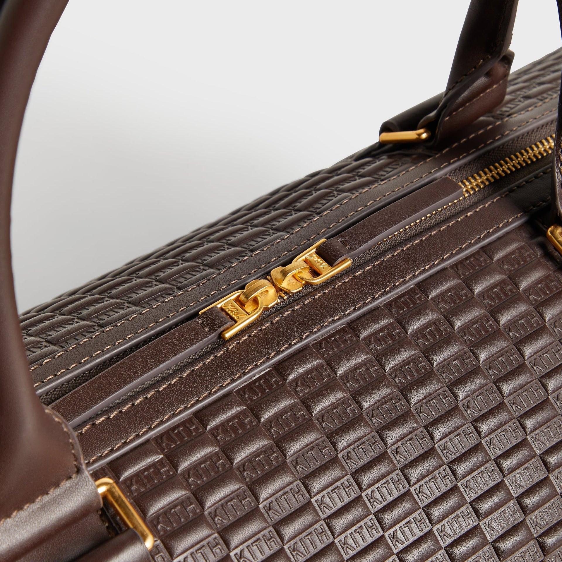 Kith Monogram Leather Traveler K55 Duffle Bag - Zoom - PH