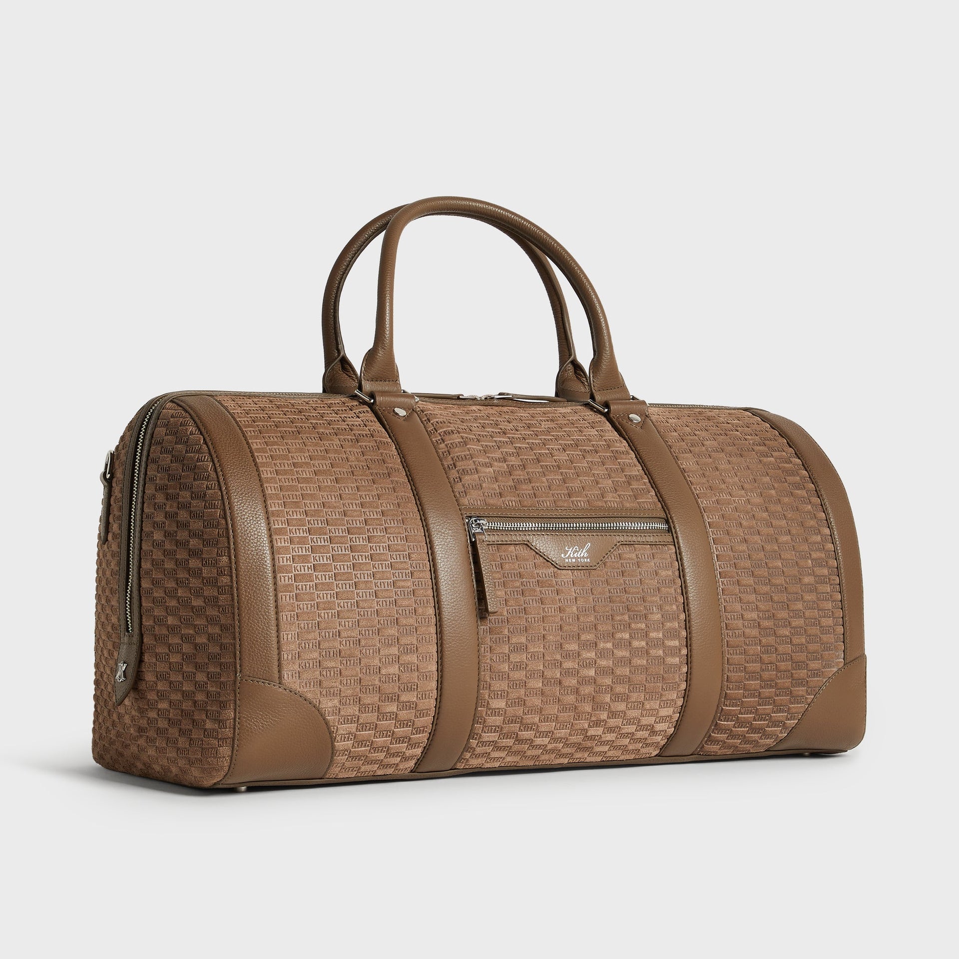 Kith Monogram Suede Traveler K55 Duffle Bag - Java - PH