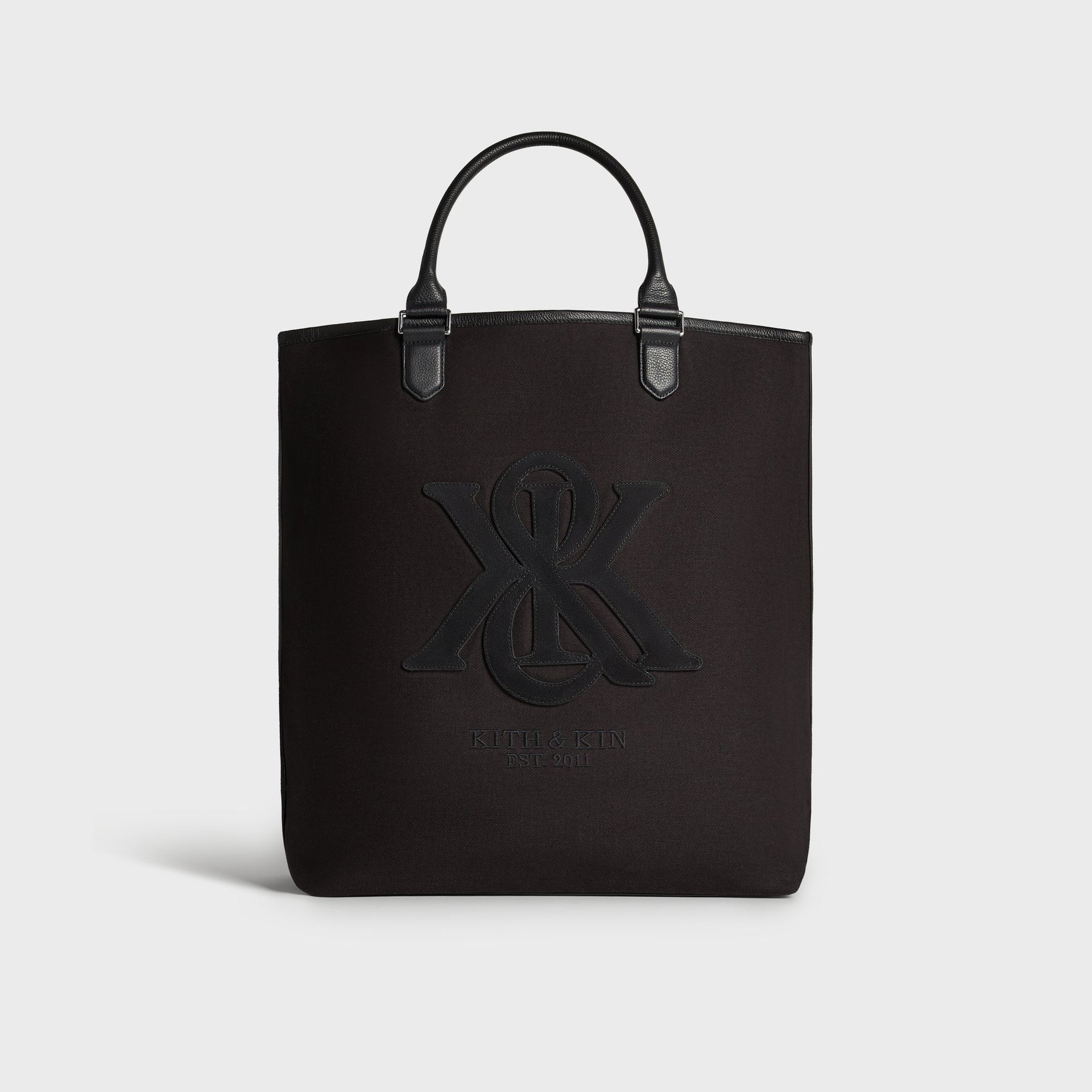 Kith Suede Applique Canvas Tote - Black - PH