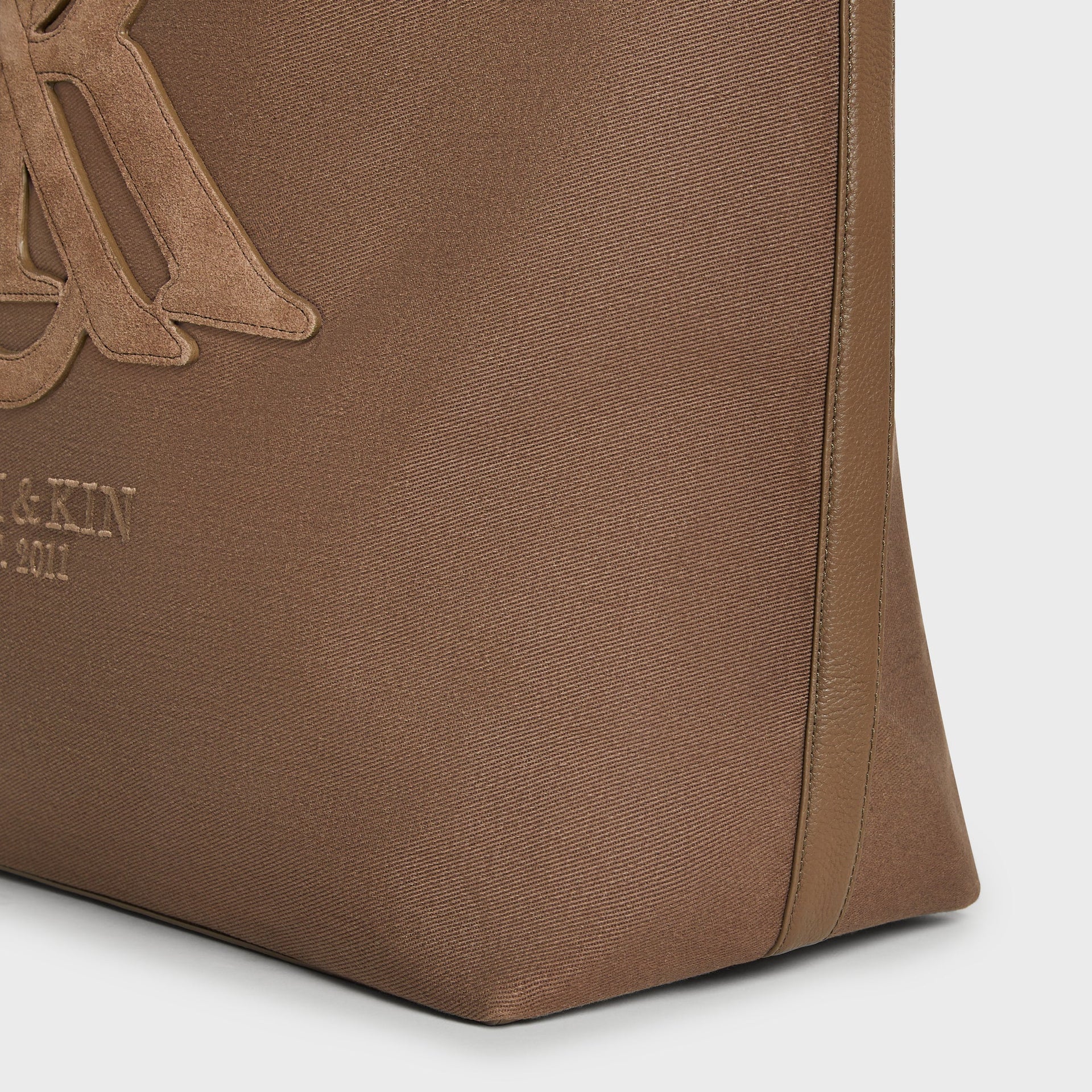 Kith Suede Applique Canvas Tote - Java