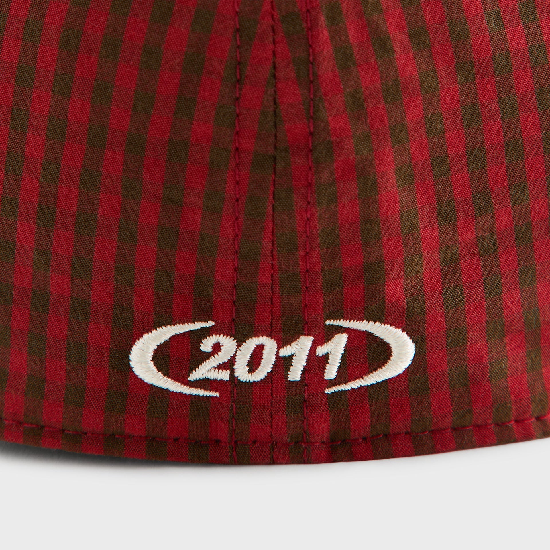 Kith & '47 for New Balance Classic Gingham Poplin Franchise LS Cap - Biking Red - PH