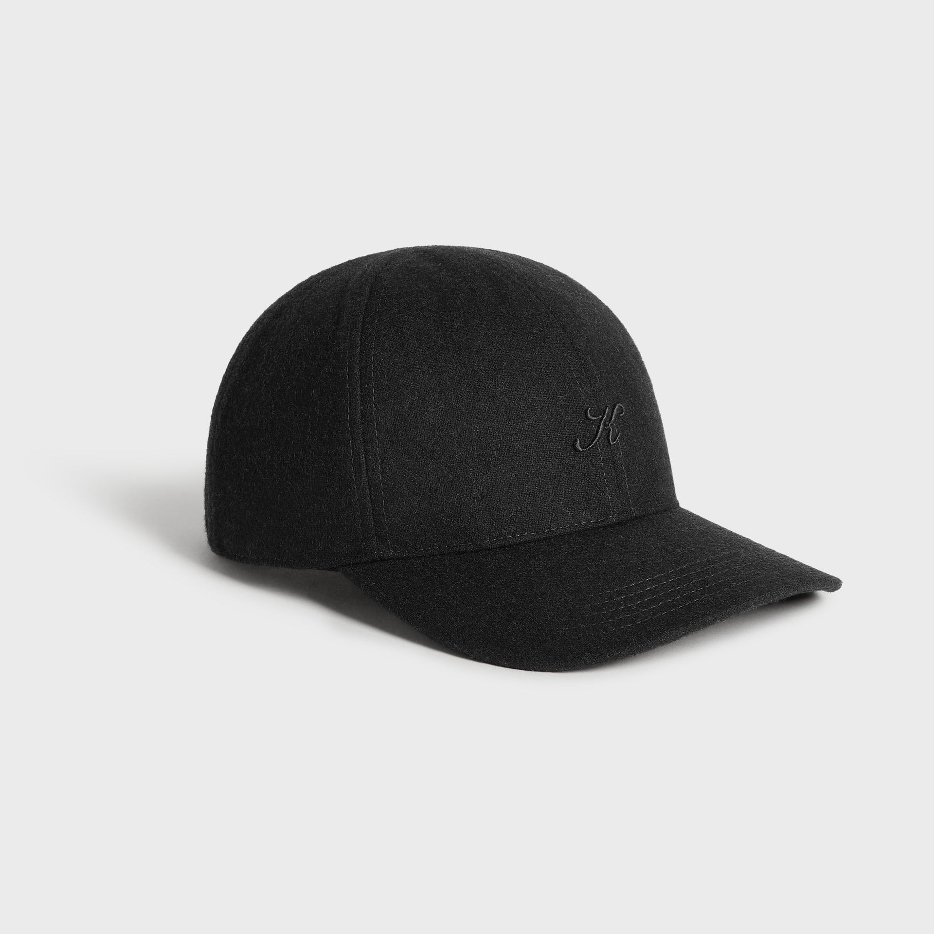 Kith Low Profile Fine Wool Classic Cap - Black