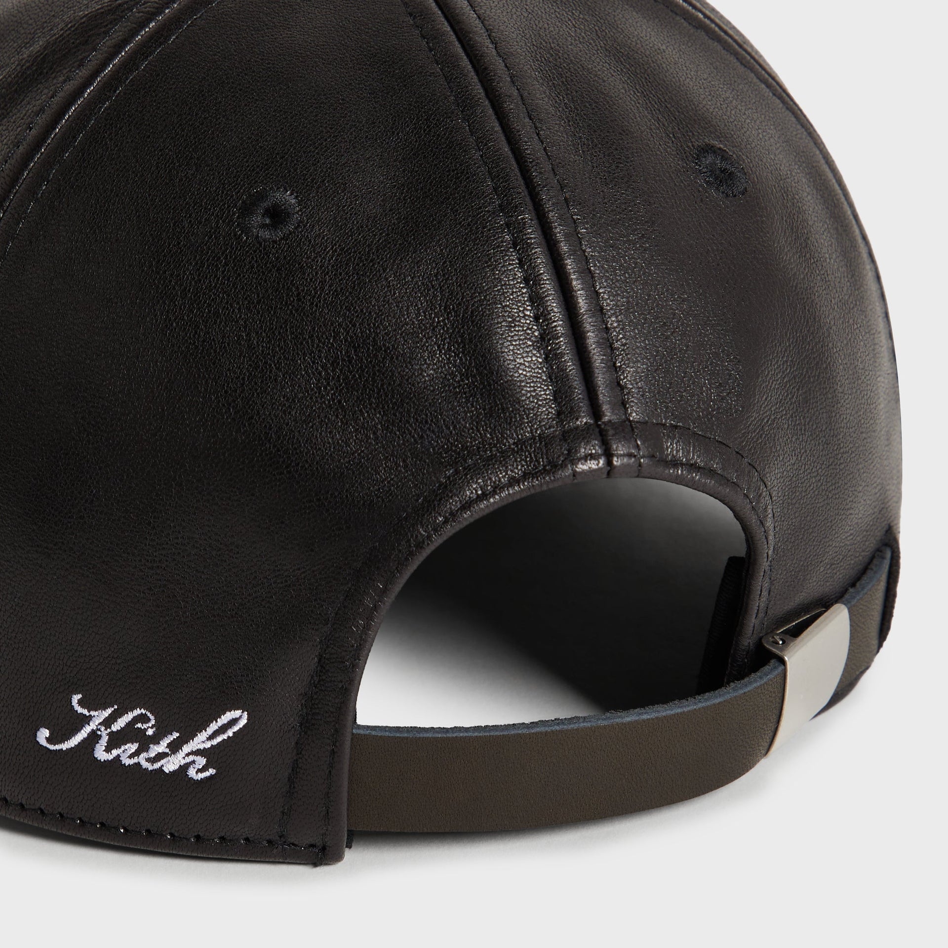 Kith for BMW Leather Bay Low Pinch Crown Cap - Black