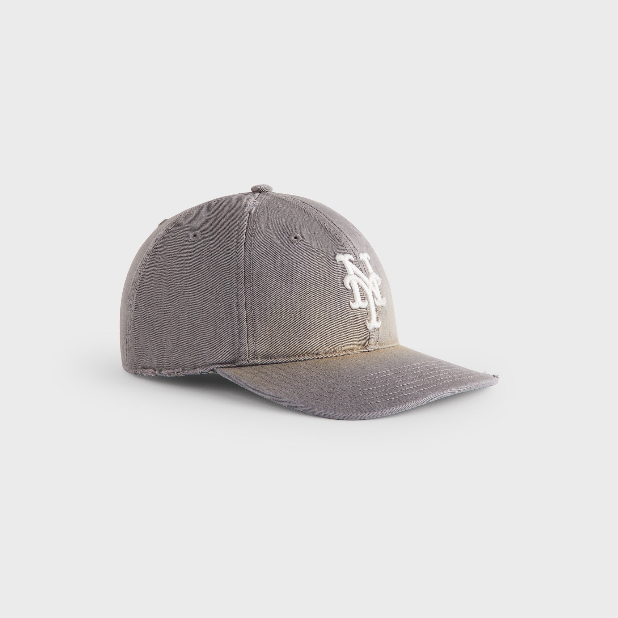 Kith & '47 for the MLB New York Mets Washed Franchise LS Cap - Concret