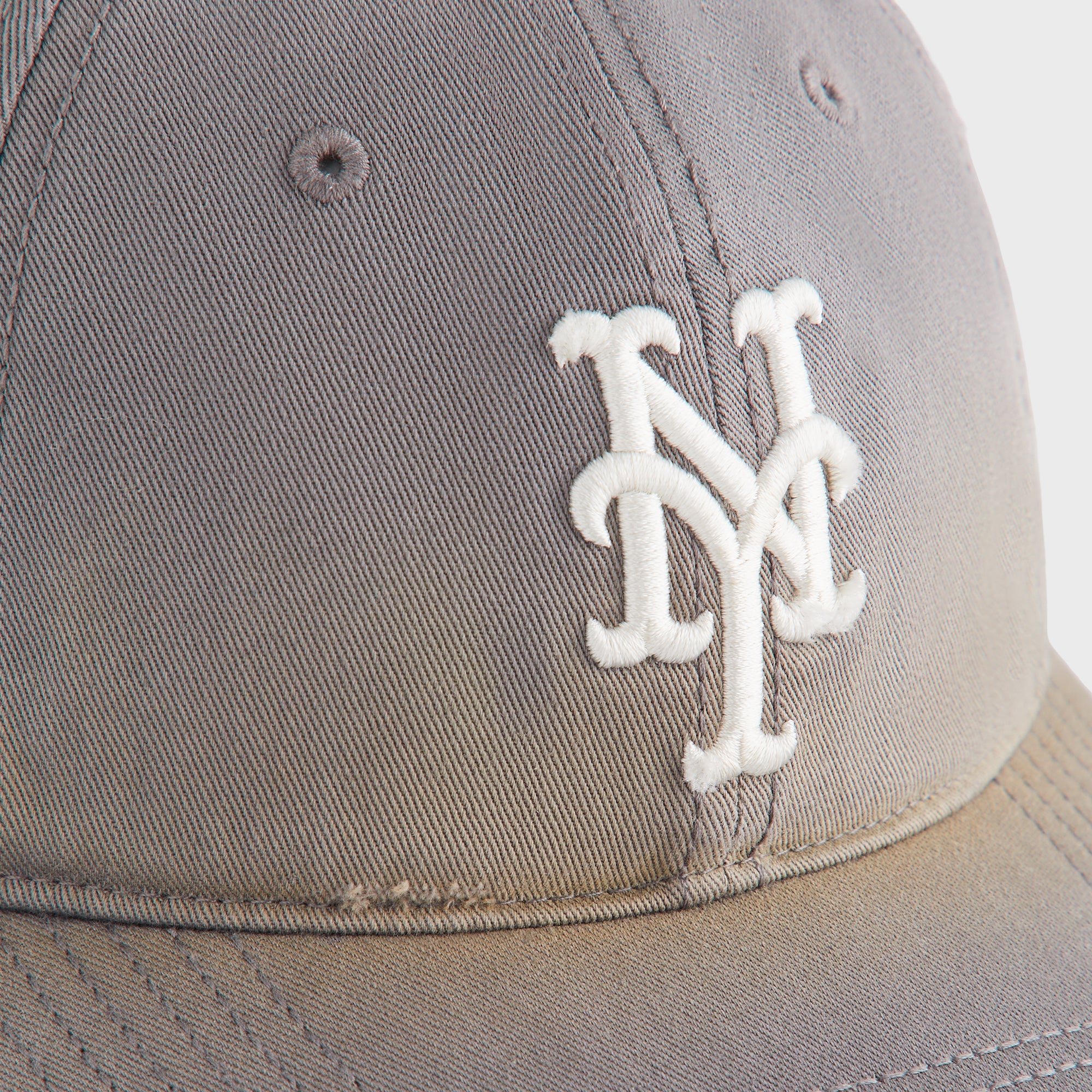 Kith & '47 for the MLB New York Mets Washed Franchise LS Cap - Concret