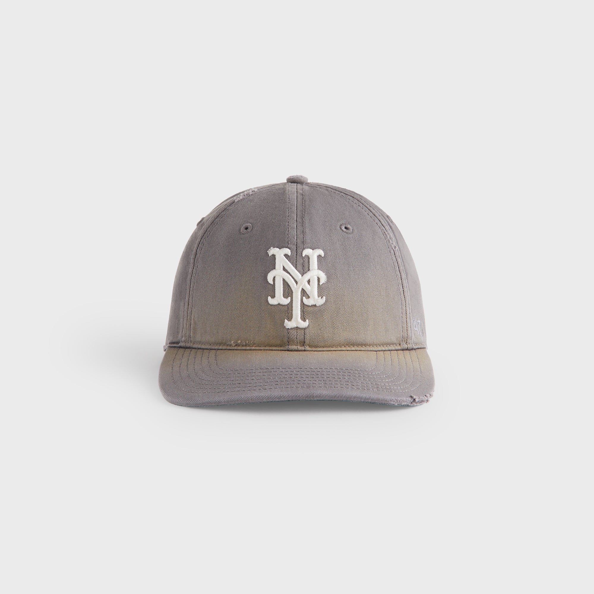 Kith & '47 for the MLB New York Mets Washed Franchise LS Cap - Concret