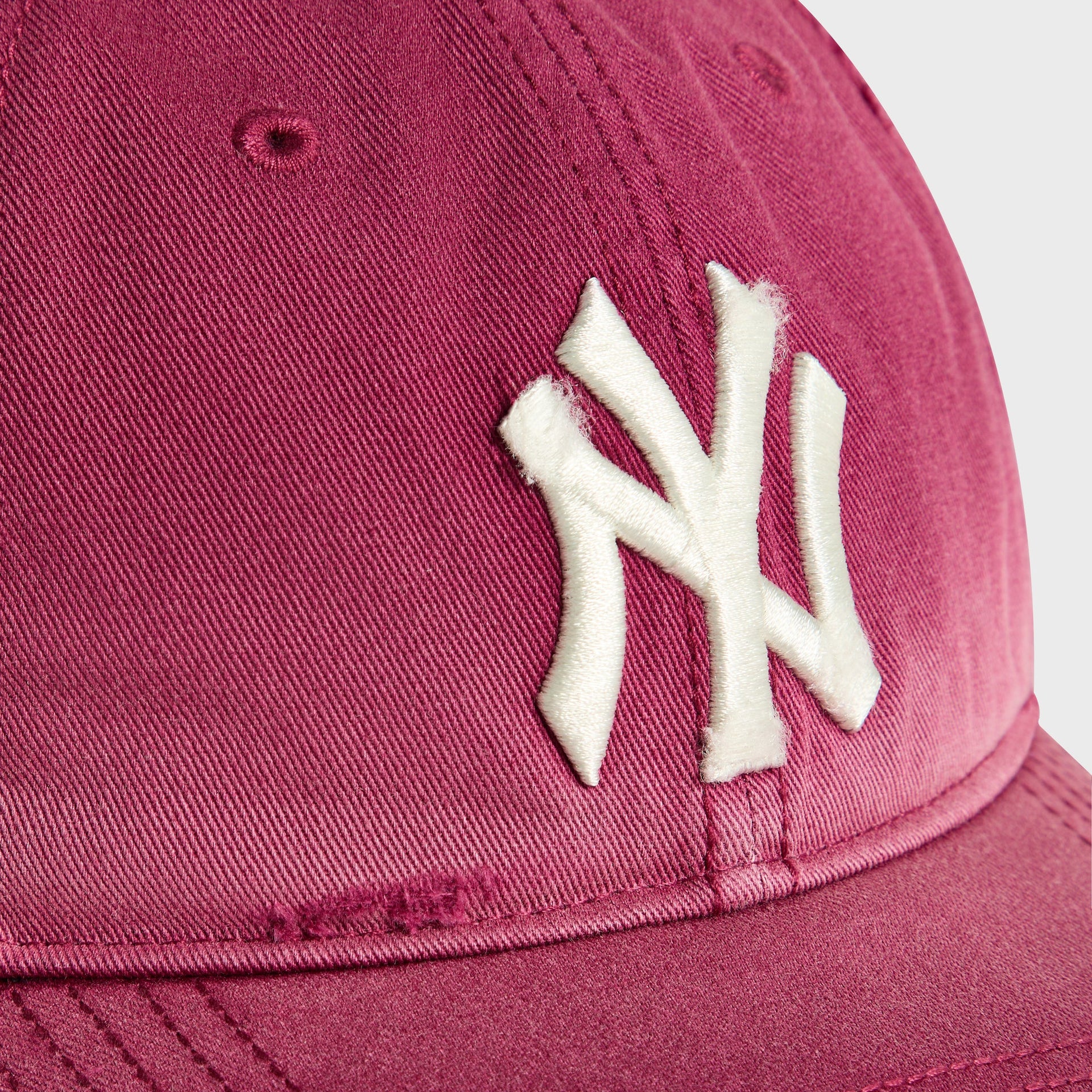 Kith & ‘47 for the New York Yankees Sun Faded Franchise LS Cap - Garnet
