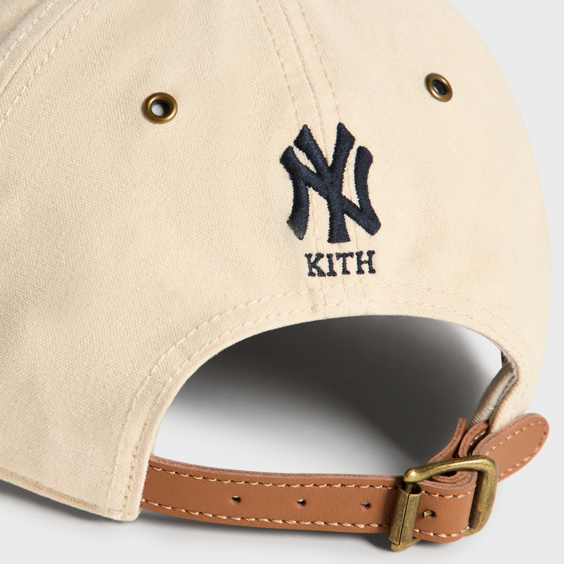 Kith & '47 for the New York Yankees Clean Up Duck Canvas Long Visor Cap - Sandrift