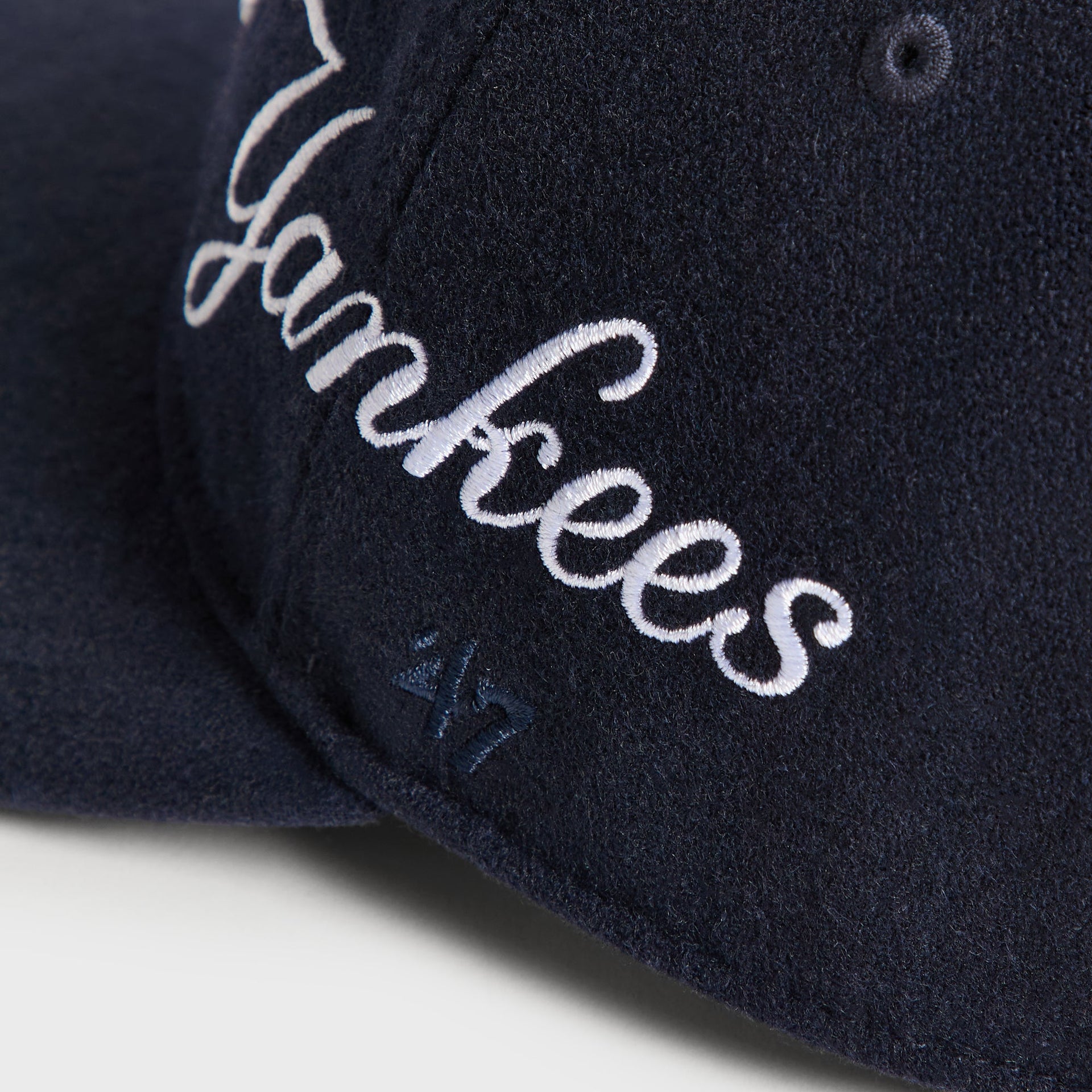 Kith & '47 for the New York Yankees Wool K Clean Up Cap - Nocturnal