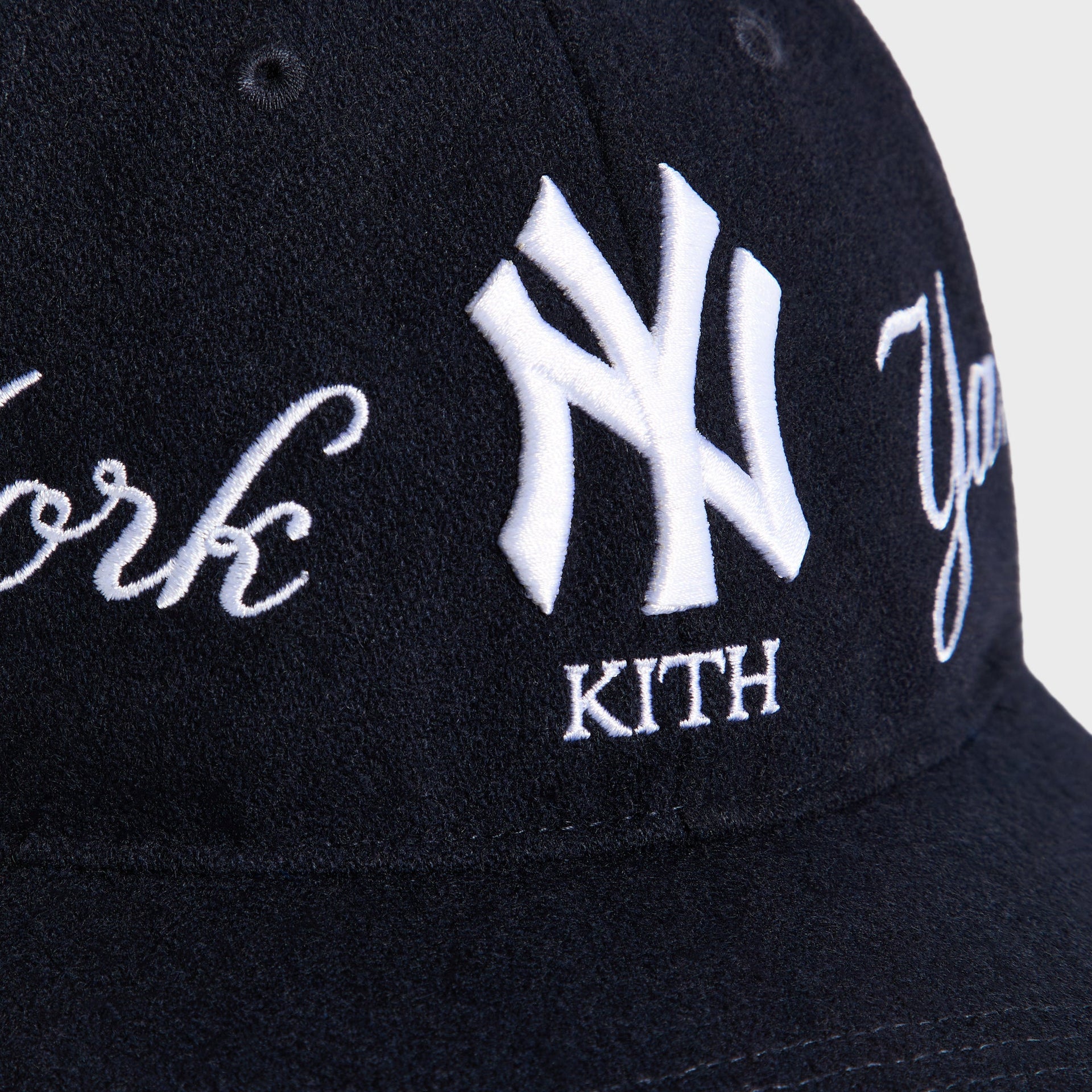 Kith & '47 for the New York Yankees Wool K Clean Up Cap - Nocturnal