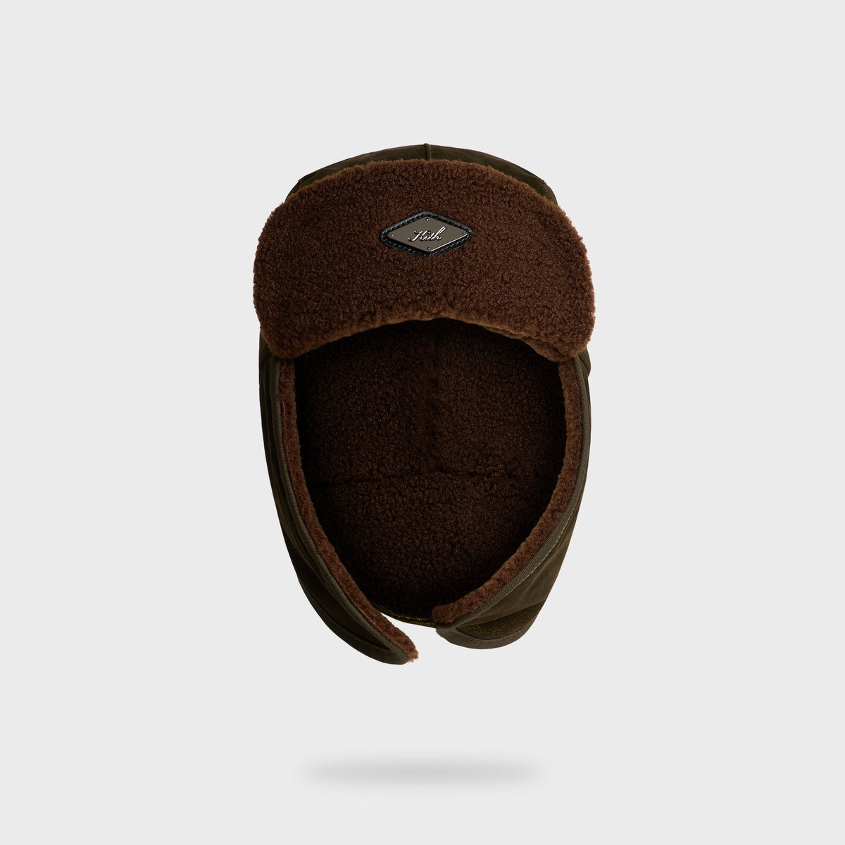 Kith Sherpa Lined Velvet Patina Trapper Hat - Kalamon