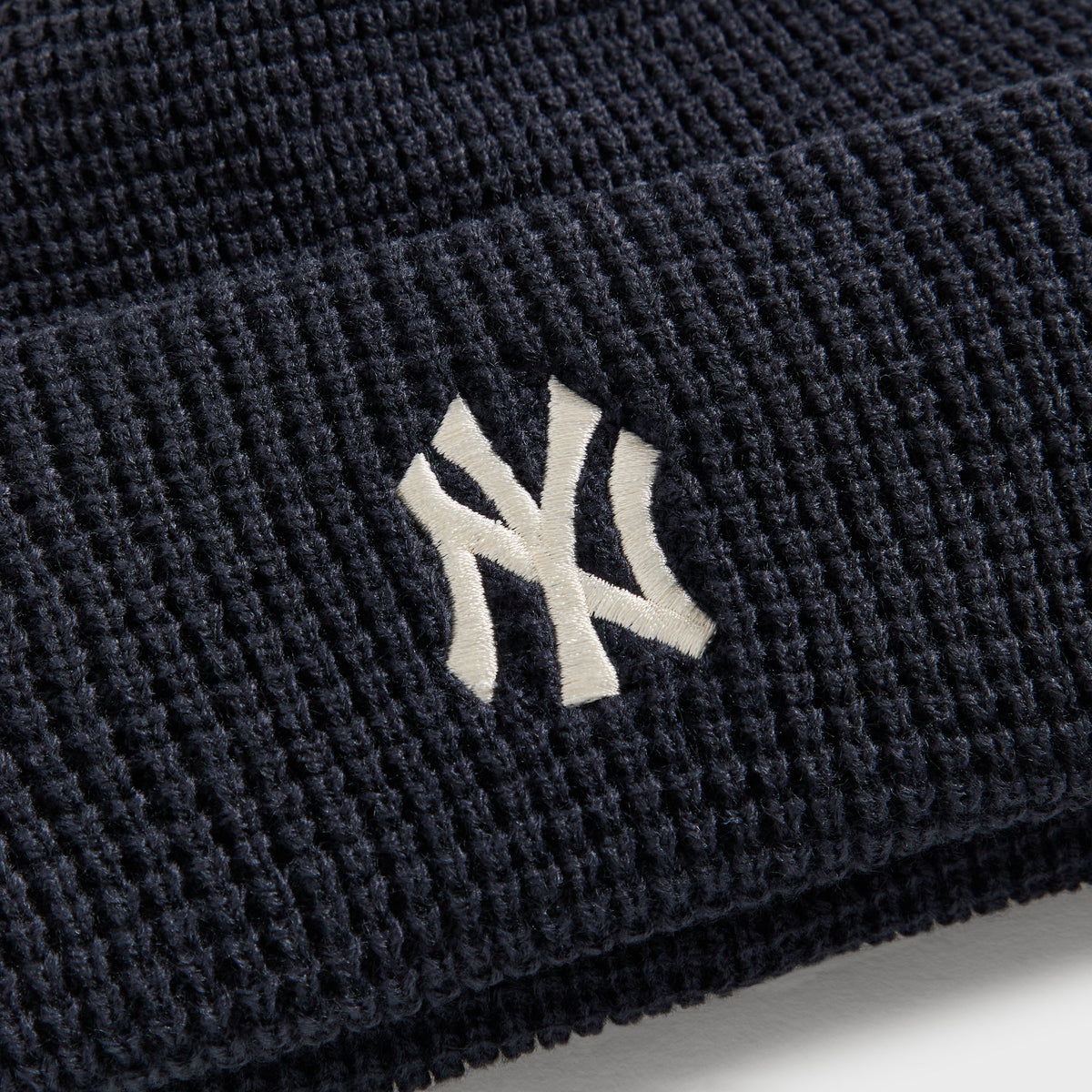 Kith & ‘47 for the New York Yankees Waffle Knit Beanie - Nocturnal