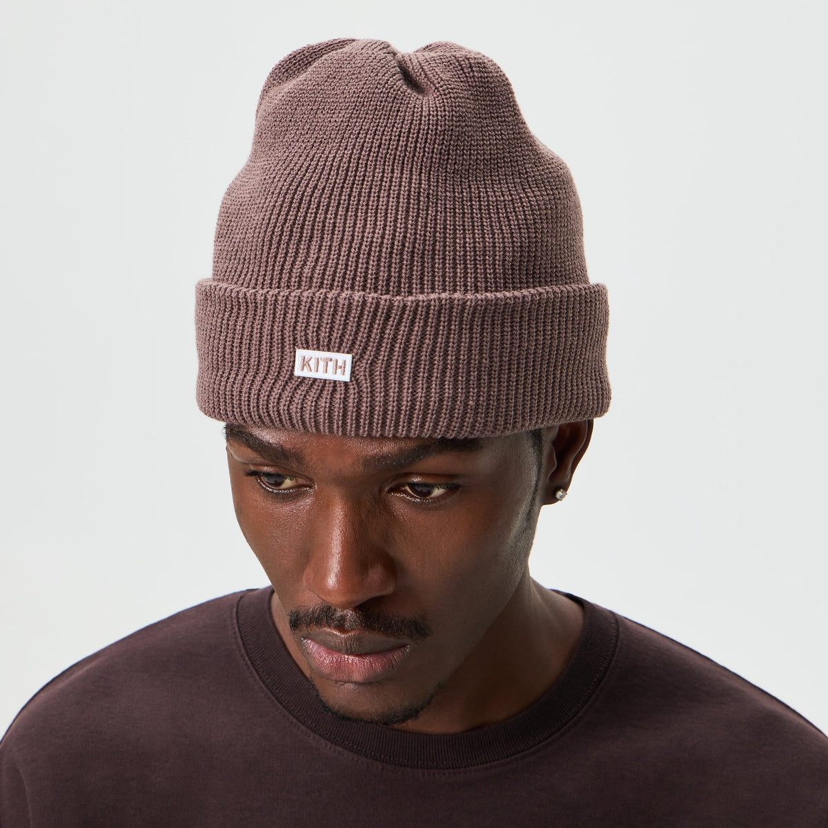 Kith Classic Beanie - Aubergine