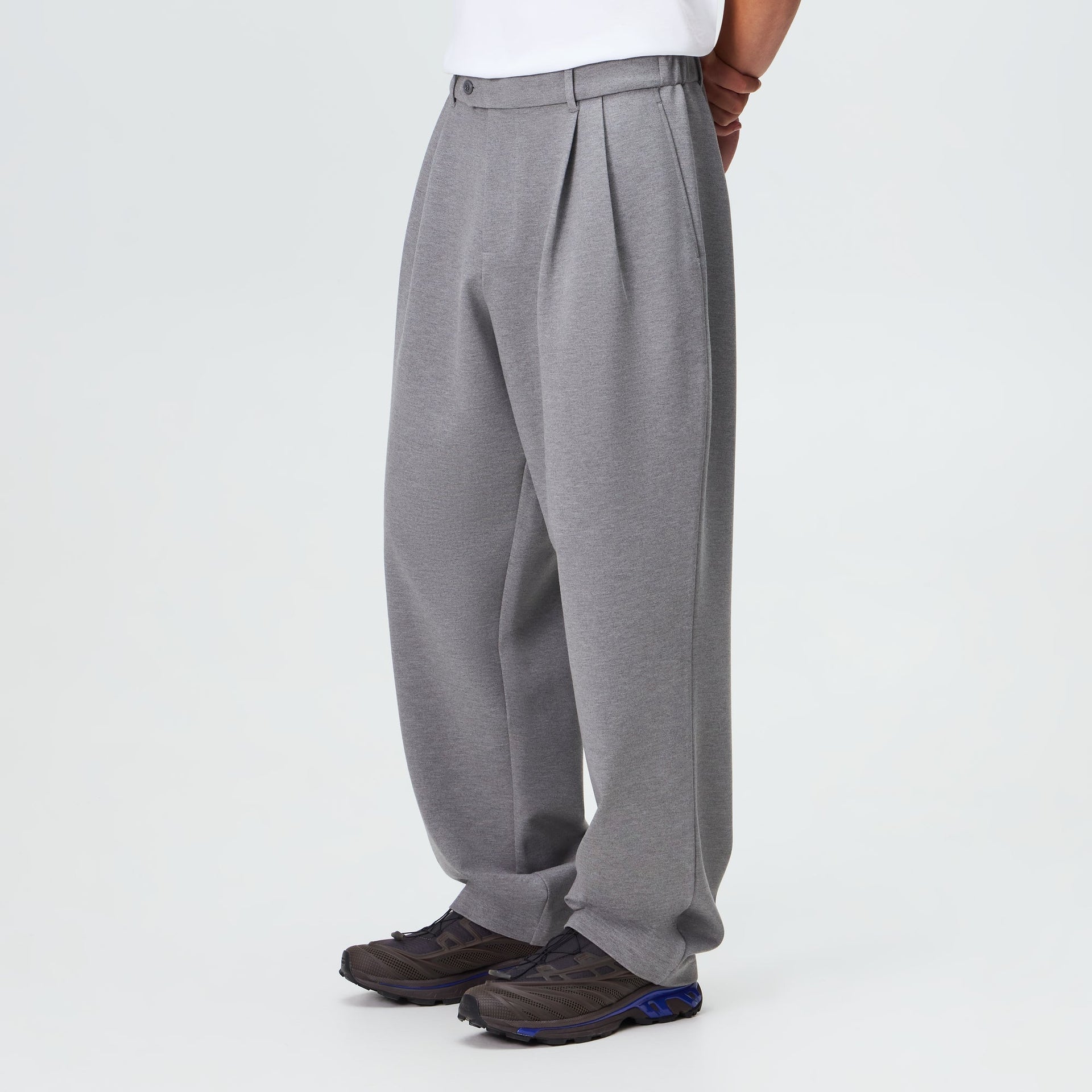 Kith Ponte Tyler Pant - Medium Heather Grey - PH