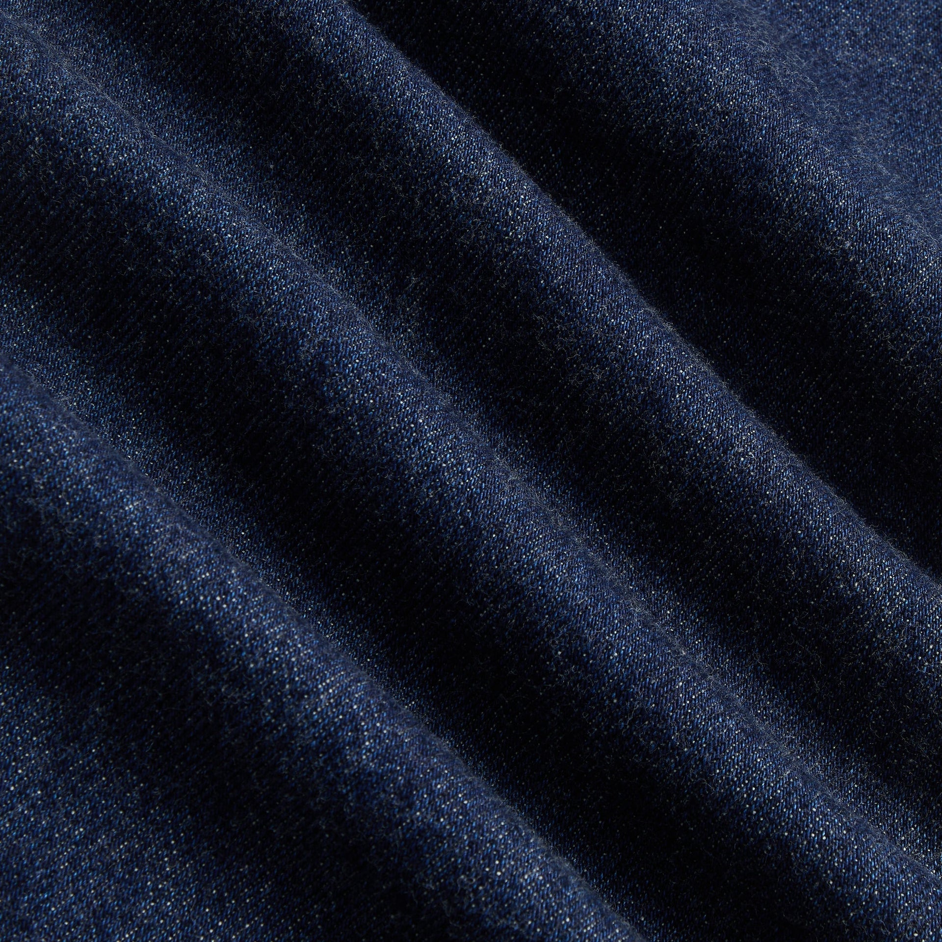 &Kin Webster Chill detail, Dark Indigo rope twill denim fabric texture