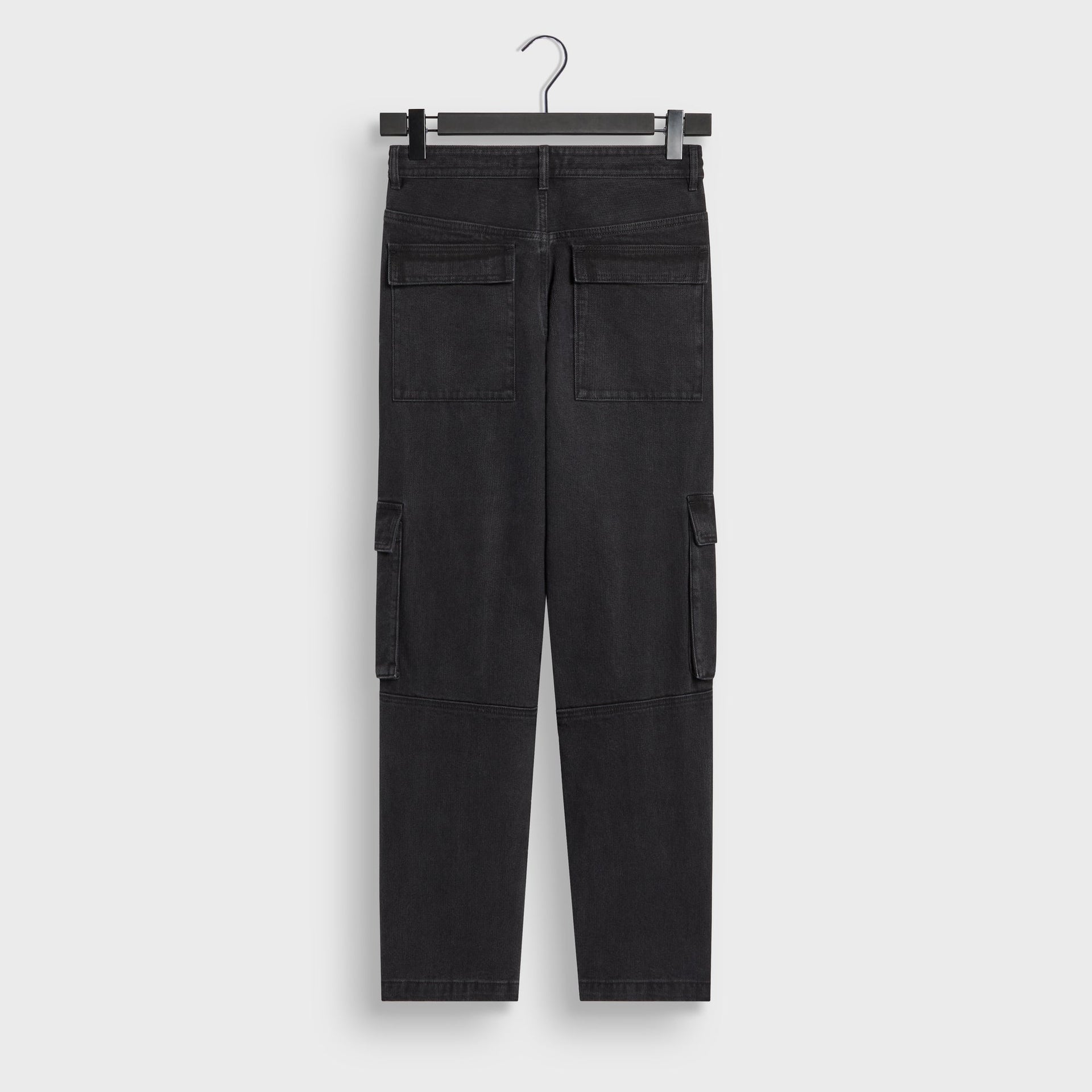 Kith Herringbone Denim Zane Cargo Pant - Black - PH