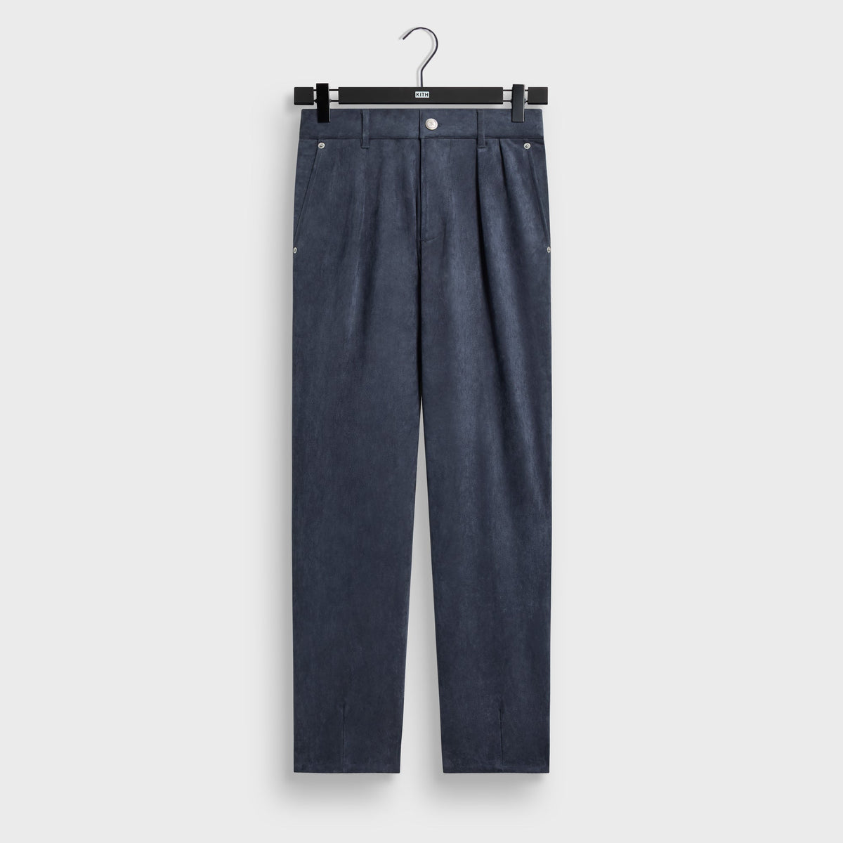 Kith Brushed Microsuede Brett Pleated Pant - Torpedo - PH
