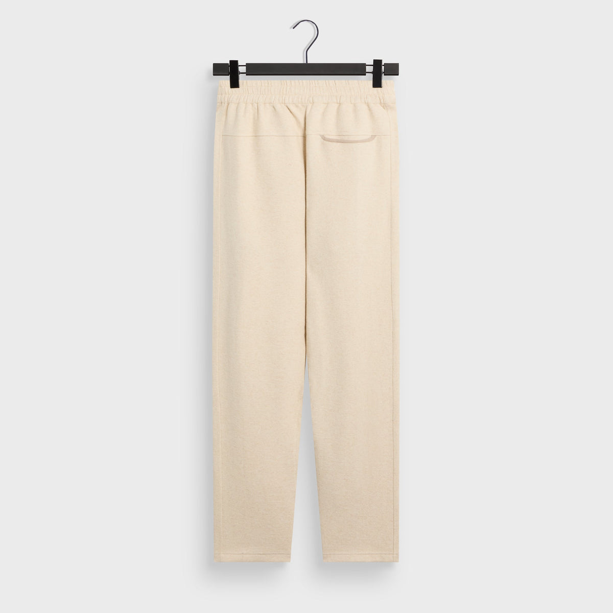 &Kin Cotton Cashmere Pique Roscoe Sweatpant - Heather Oatmeal
