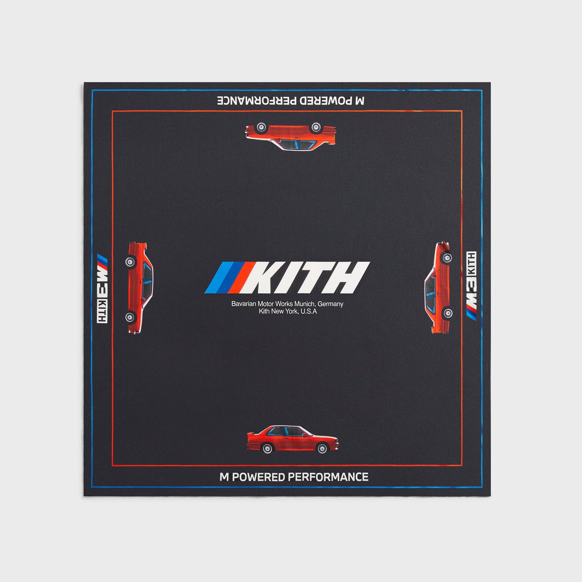 Kith for BMW Silk Bandana - Black