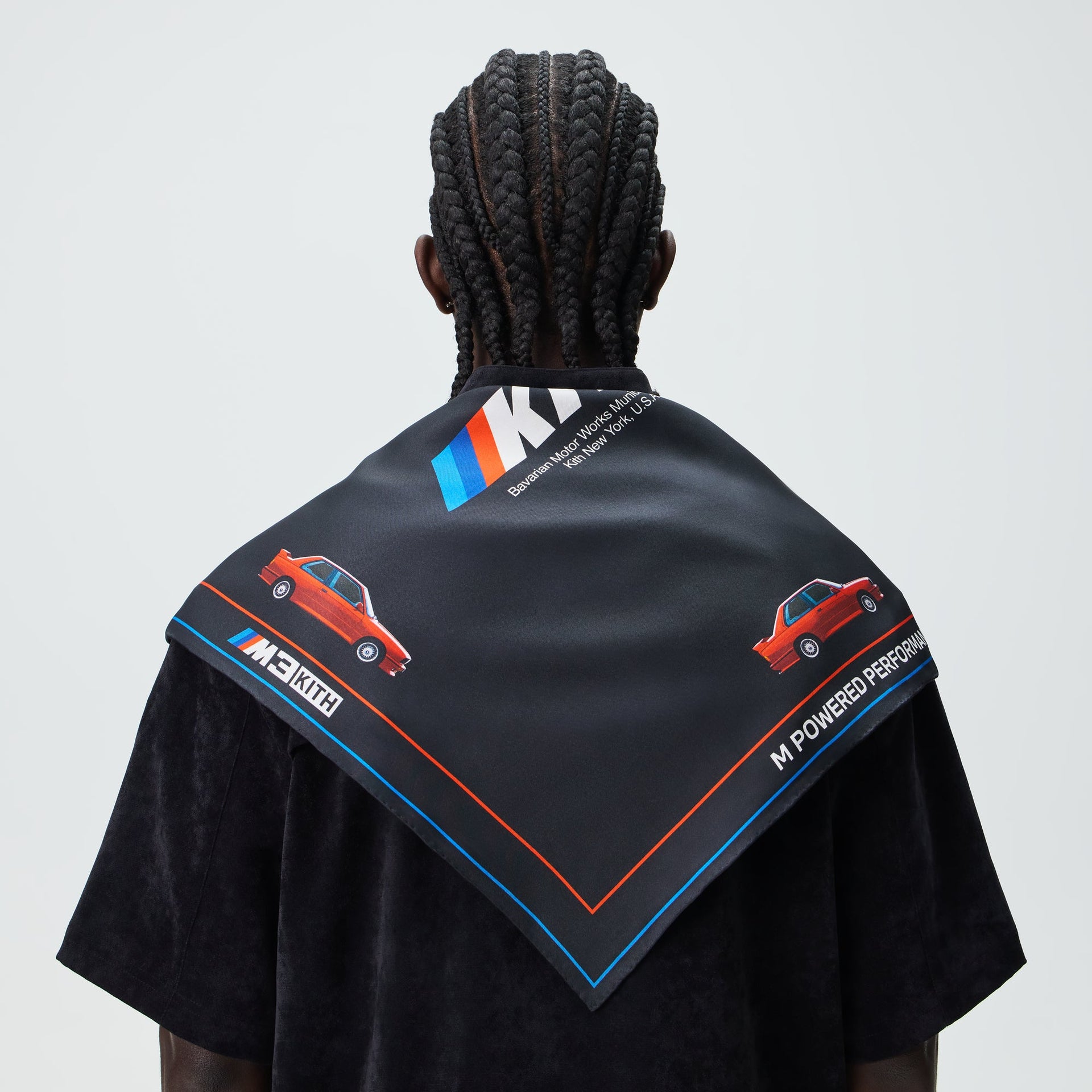 Kith for BMW Silk Bandana - Black