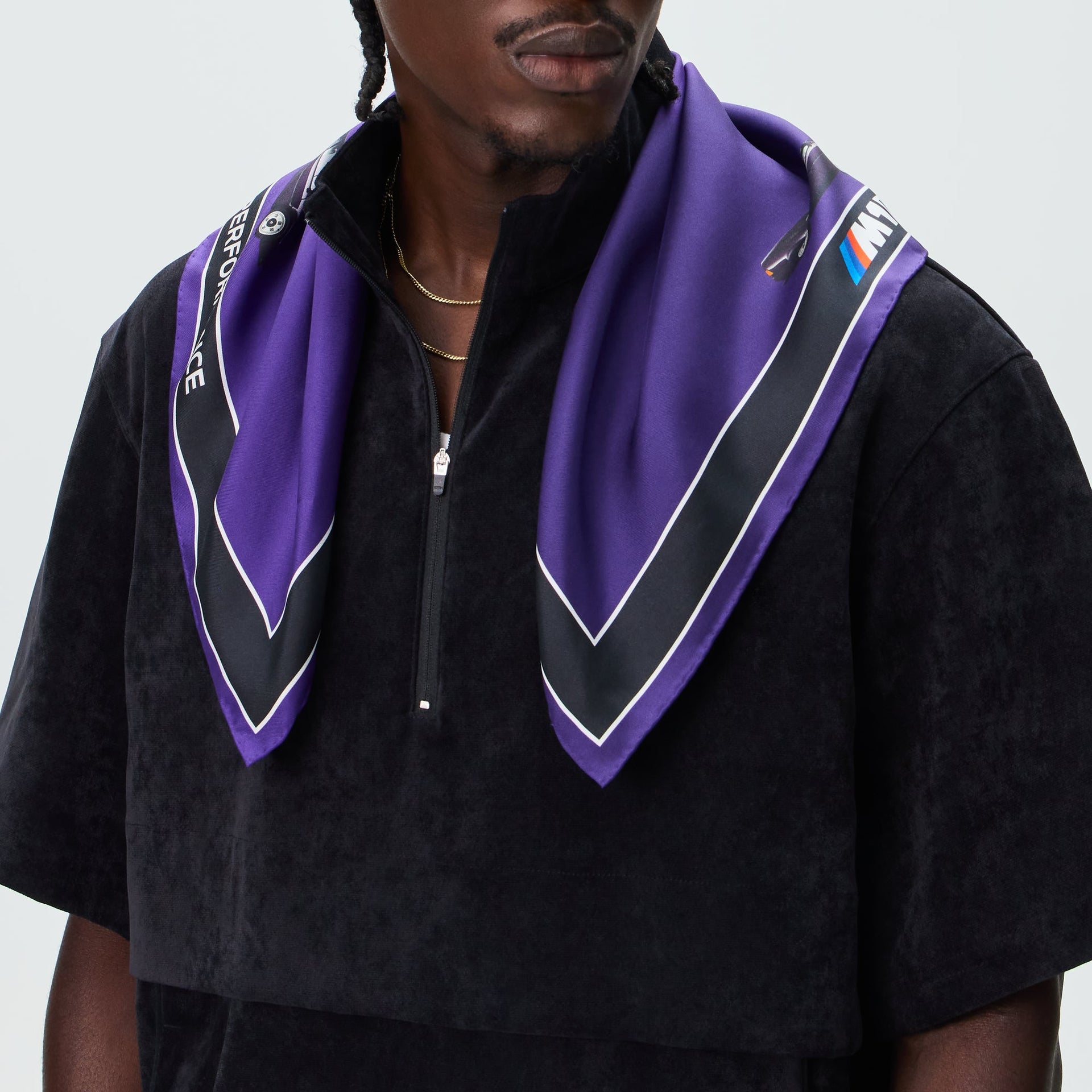 Kith for BMW Silk Bandana - Techno Violet
