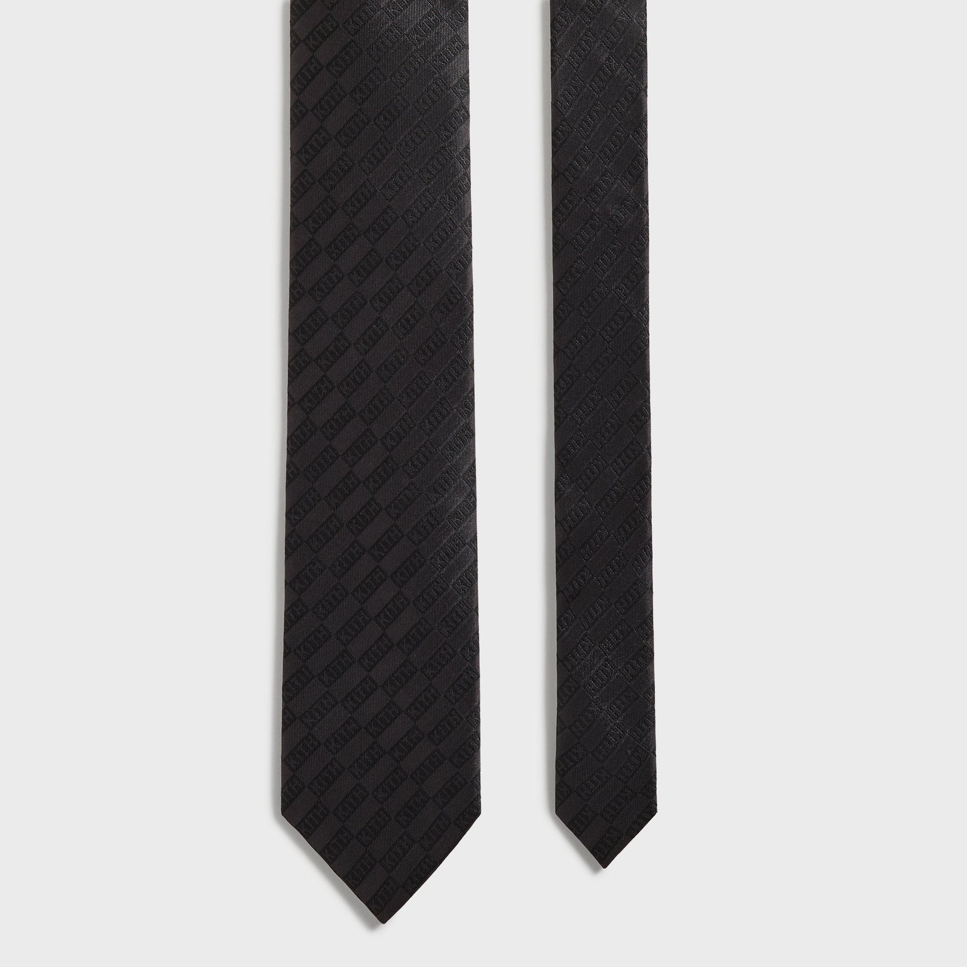 Kith Jacquard Classic Logo Tie - Black - PH