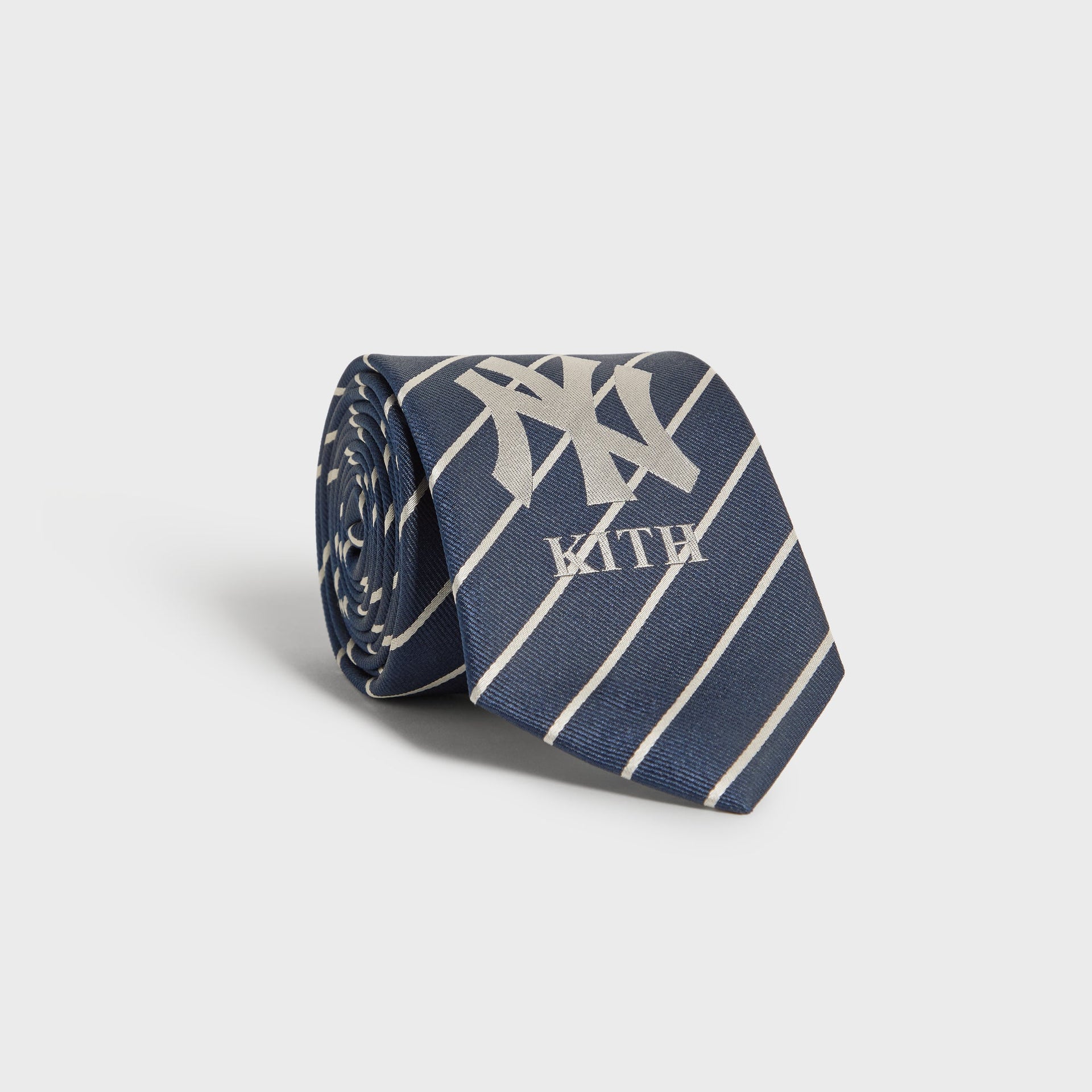 Kith for the New York Yankees Silk Pinstripe Tie - Nocturnal