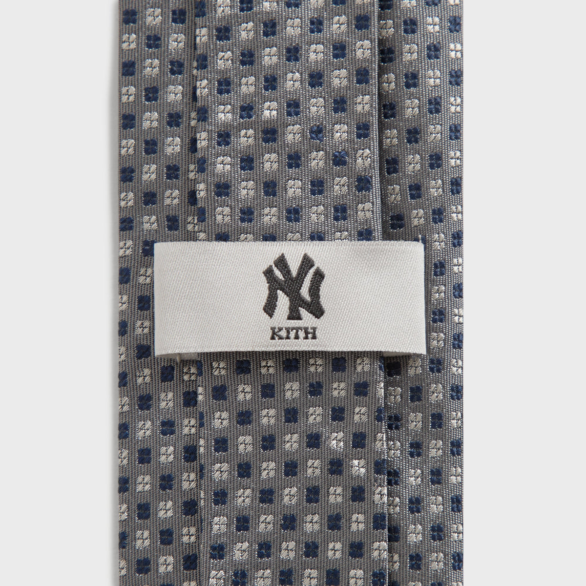 Kith for the New York Yankees Silk Foulard Tie - Skyscraper