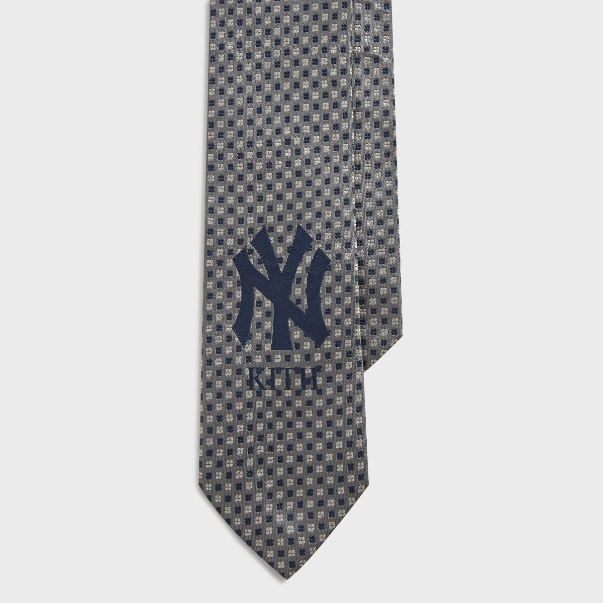 Kith for the New York Yankees Silk Foulard Tie - Skyscraper